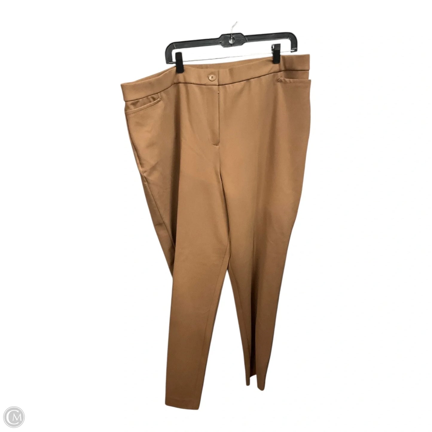 Pants Dress By Susan Graver In Brown, Size: 2x