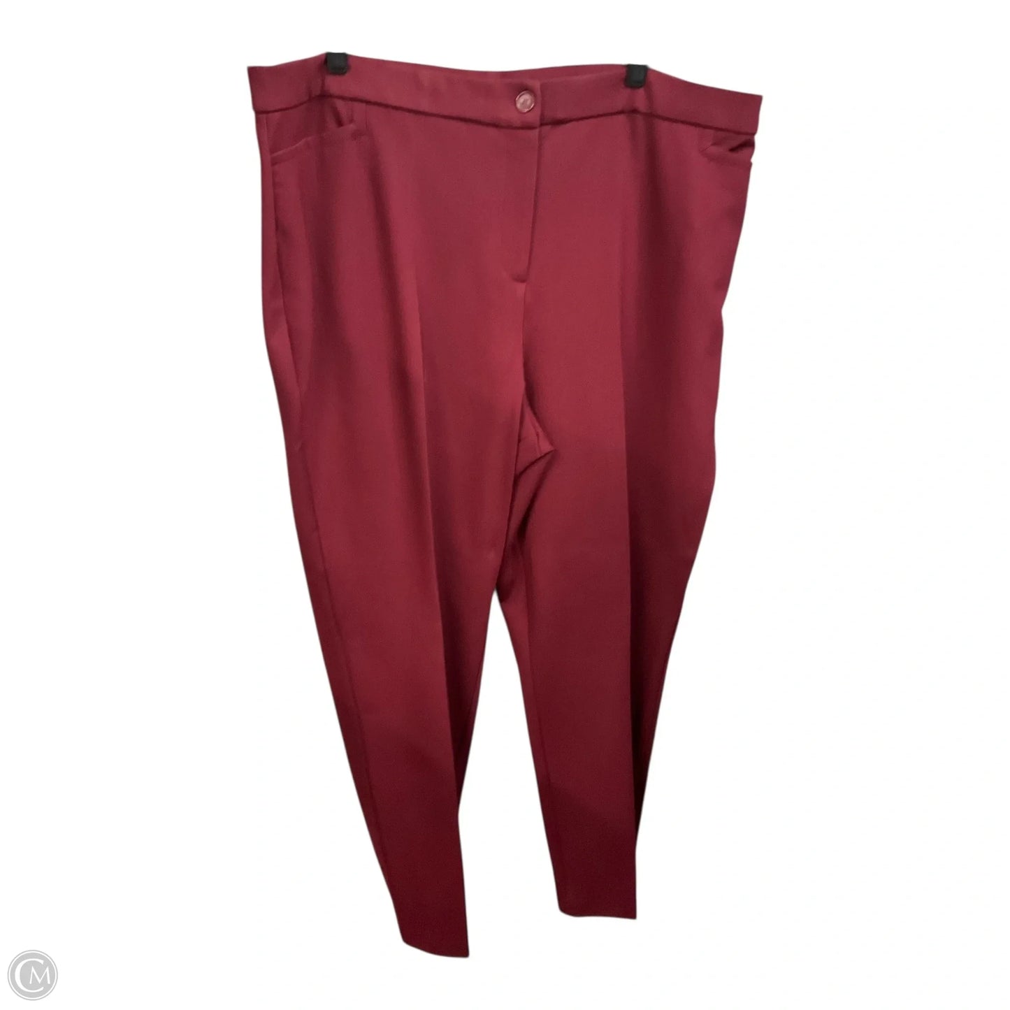 Pants Dress By Susan Graver In Maroon, Size: 2x
