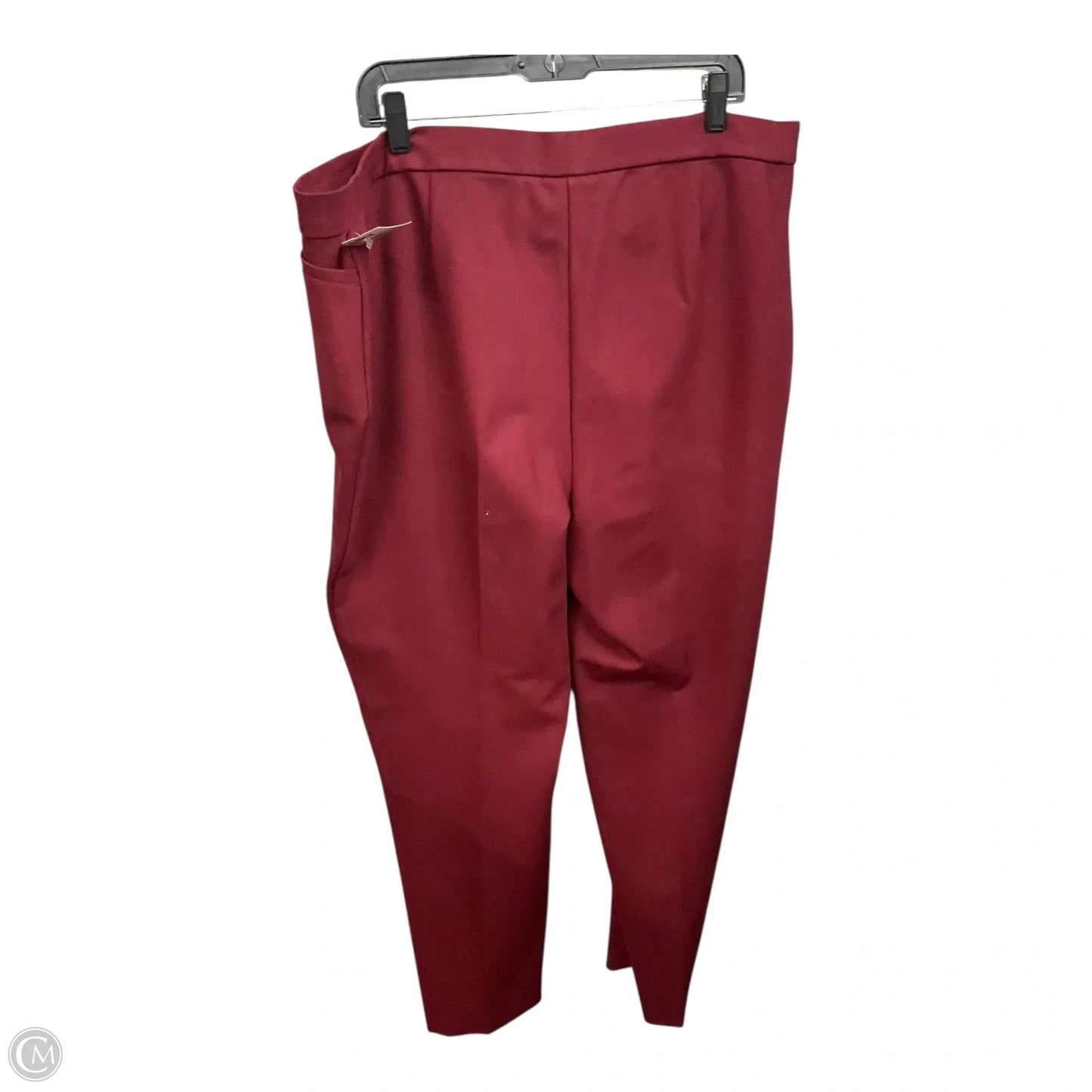 Pants Dress By Susan Graver In Maroon, Size: 2x