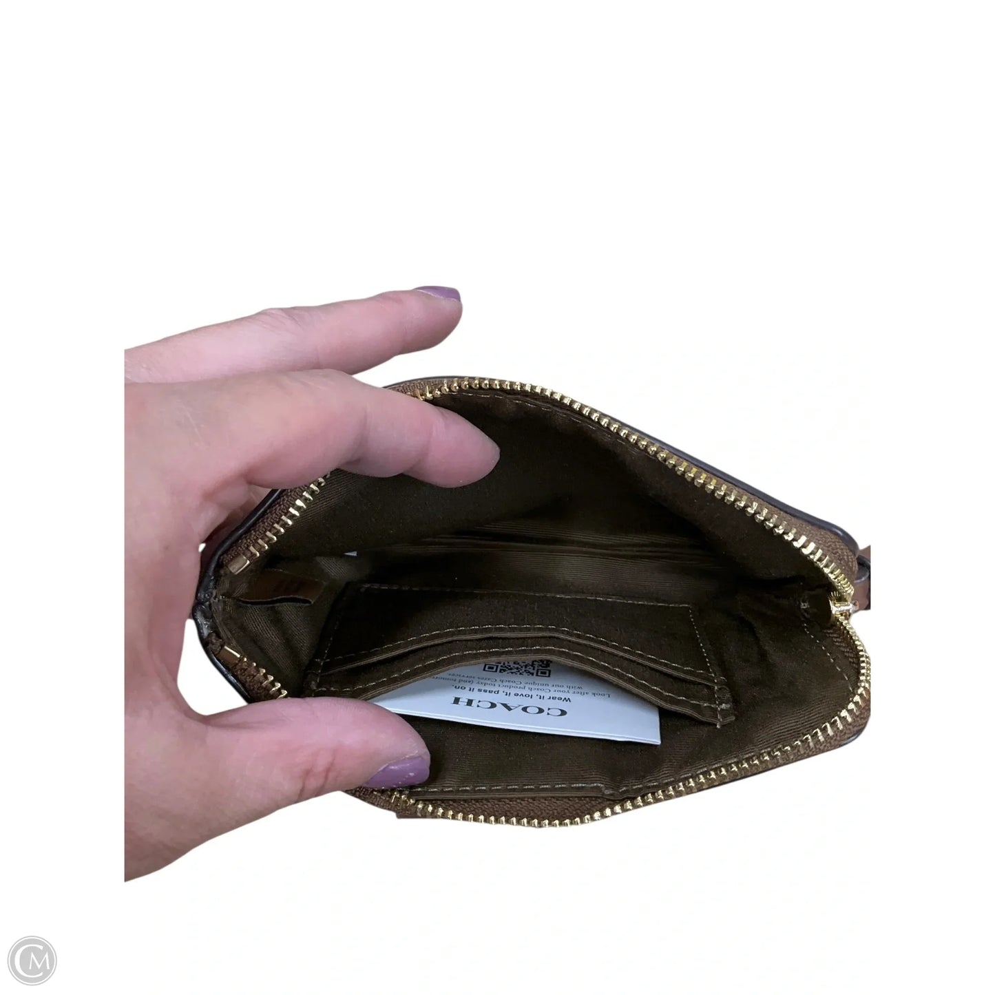 Wristlet Designer By Coach, Size: Medium