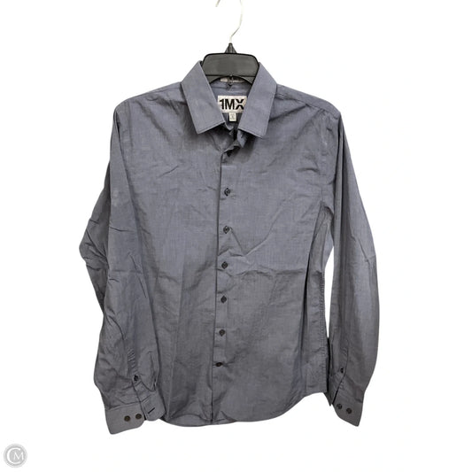 Blouse Long Sleeve By Express In Blue, Size: M