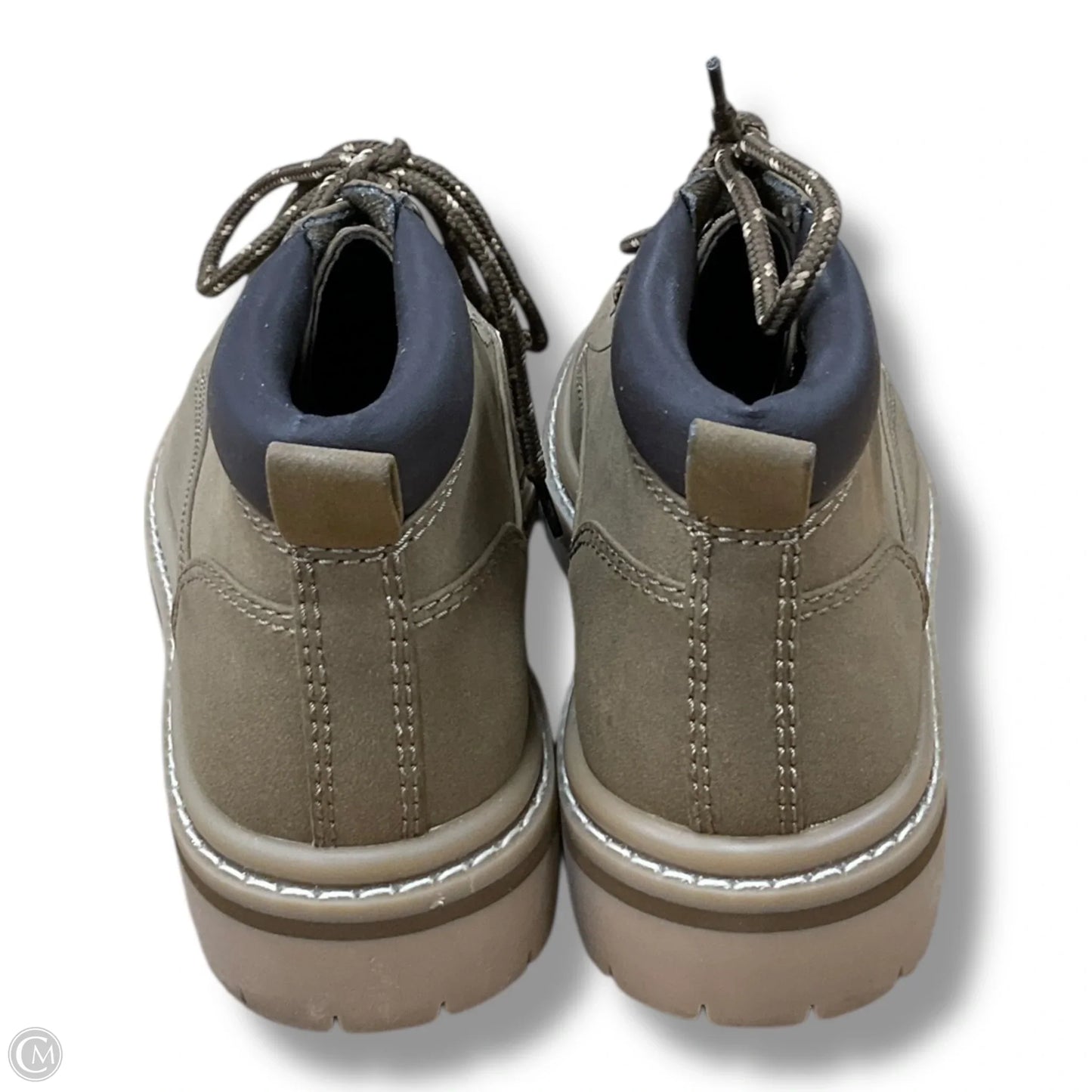 Boots Ankle Flats By Faded Glory In Beige, Size: 8