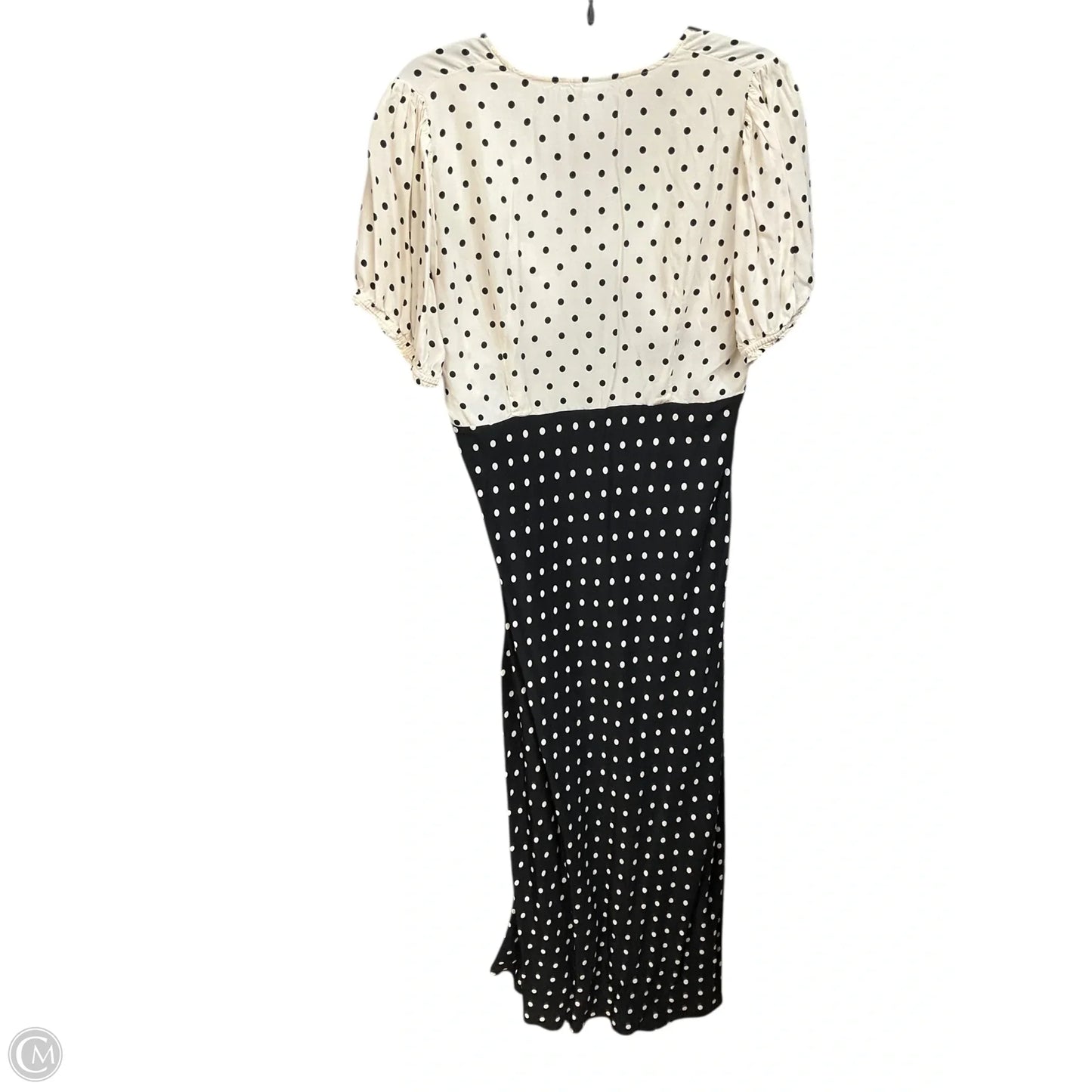 Dress Casual Maxi By A New Day In Polkadot Pattern, Size: Xl
