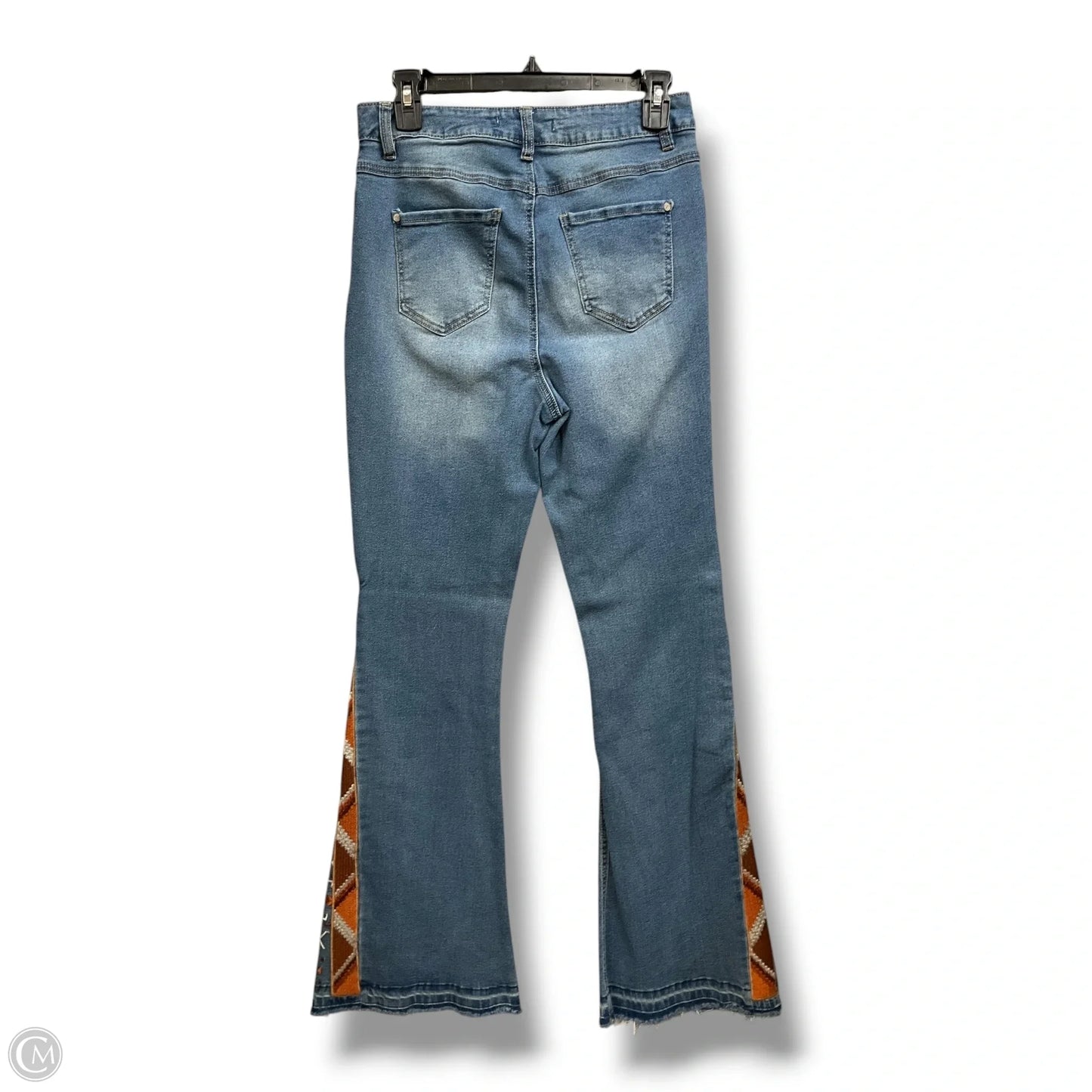 Jeans Wide Leg By Clothes Mentor In Blue Denim, Size: 8