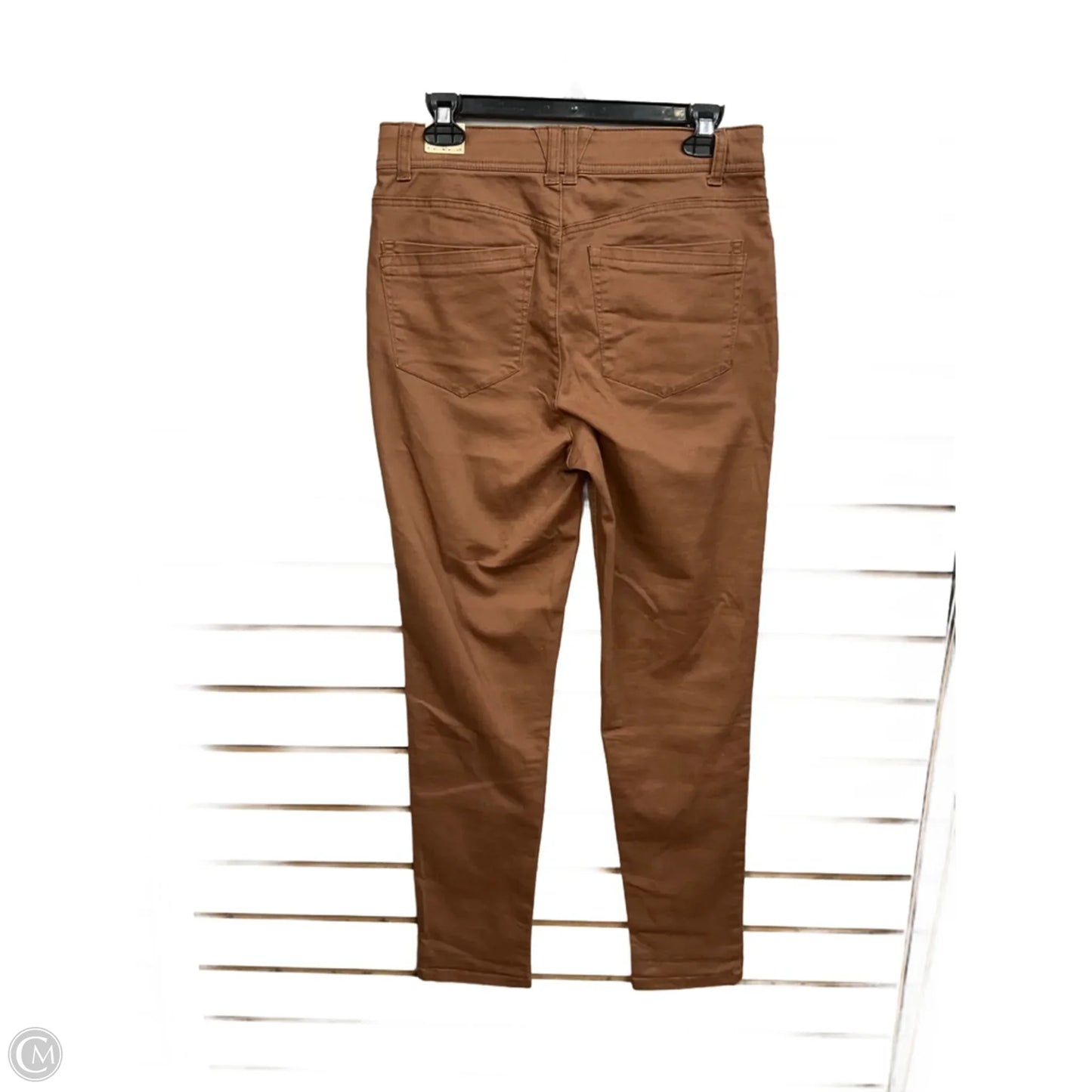 Jeans Skinny By Democracy In Brown Denim, Size: 8