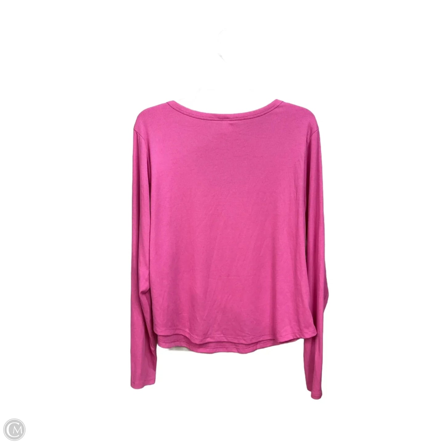 Top Long Sleeve Basic By Old Navy In Pink, Size: 2x
