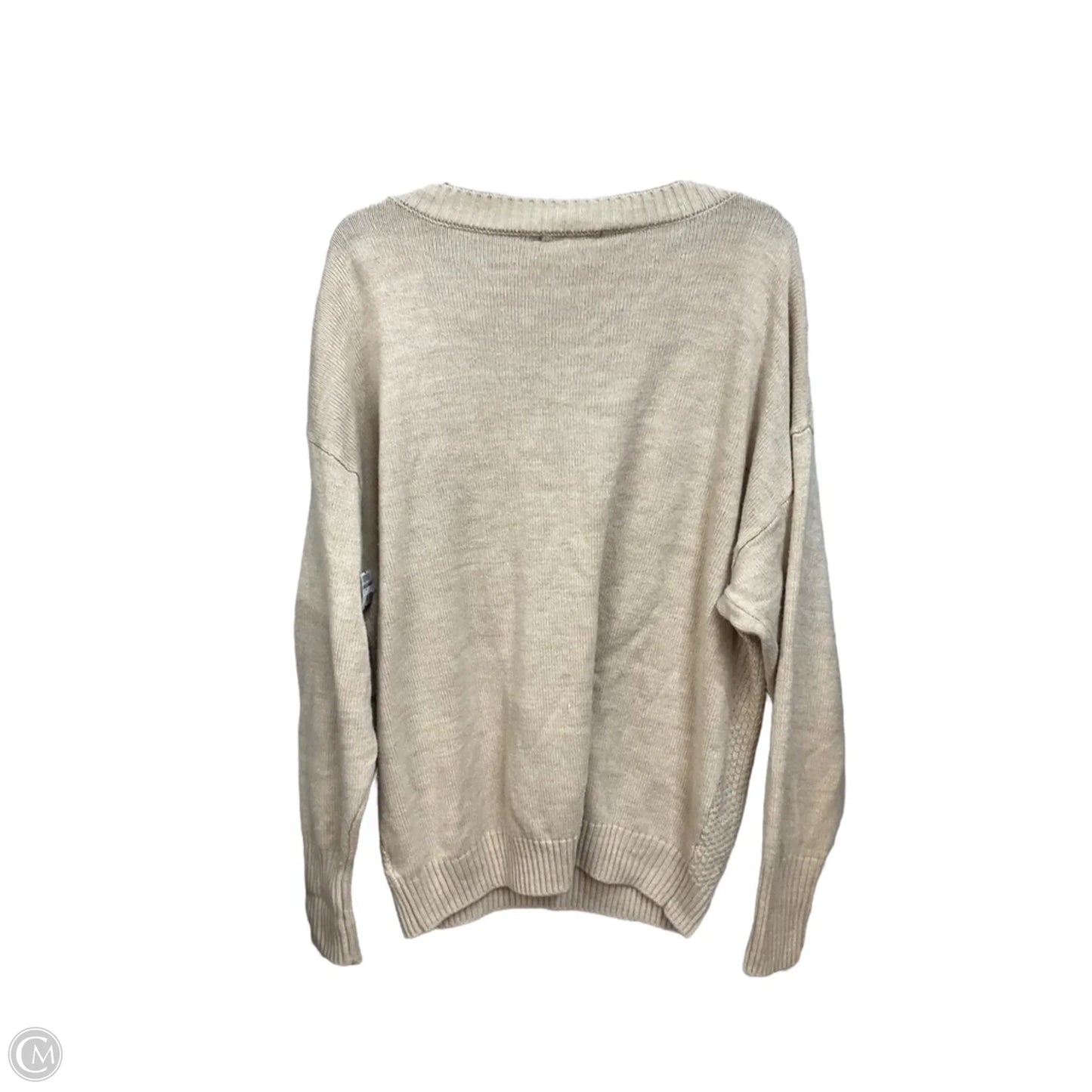 Top Long Sleeve Basic By New York And Co In Beige, Size: L