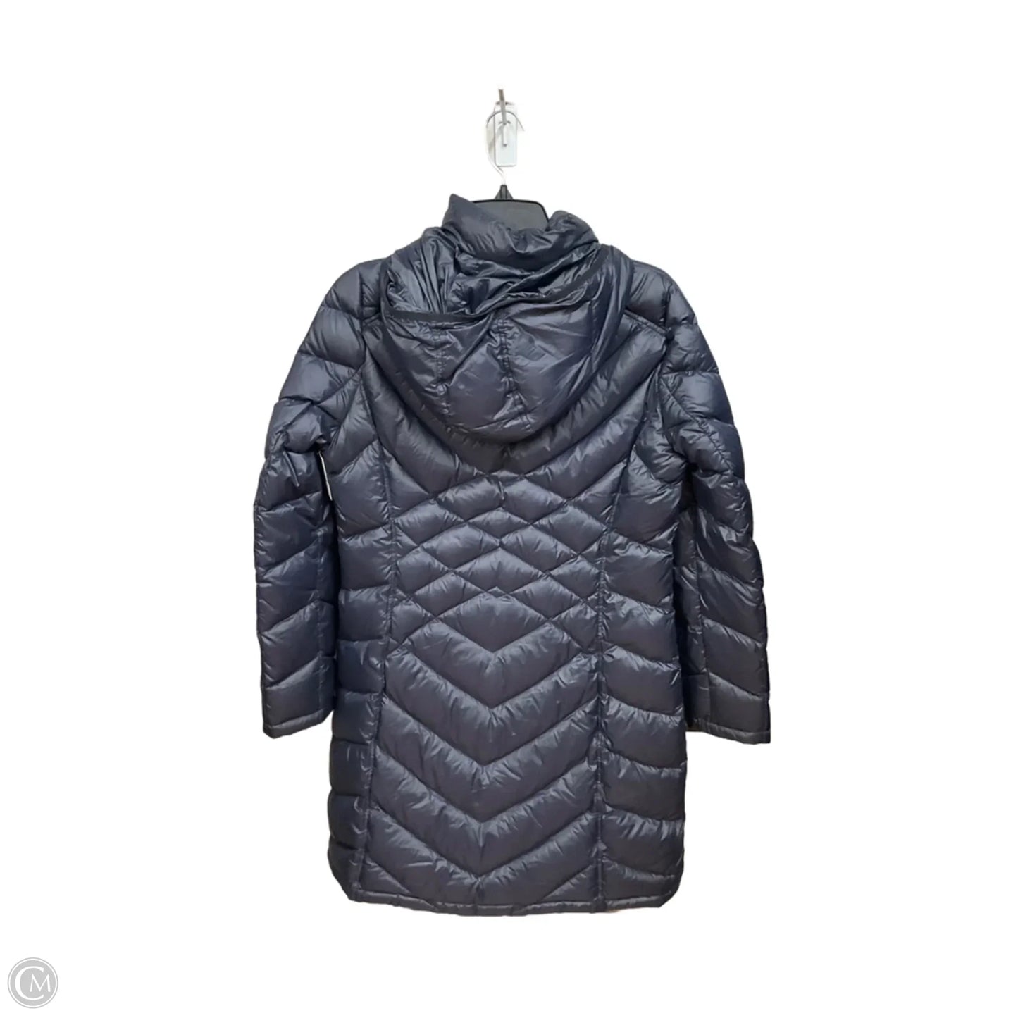 Coat Puffer & Quilted By Calvin Klein In Navy, Size: M