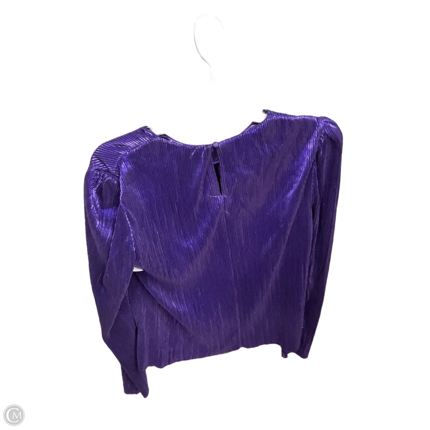 Top Long Sleeve Basic By Cmc In Purple, Size: S
