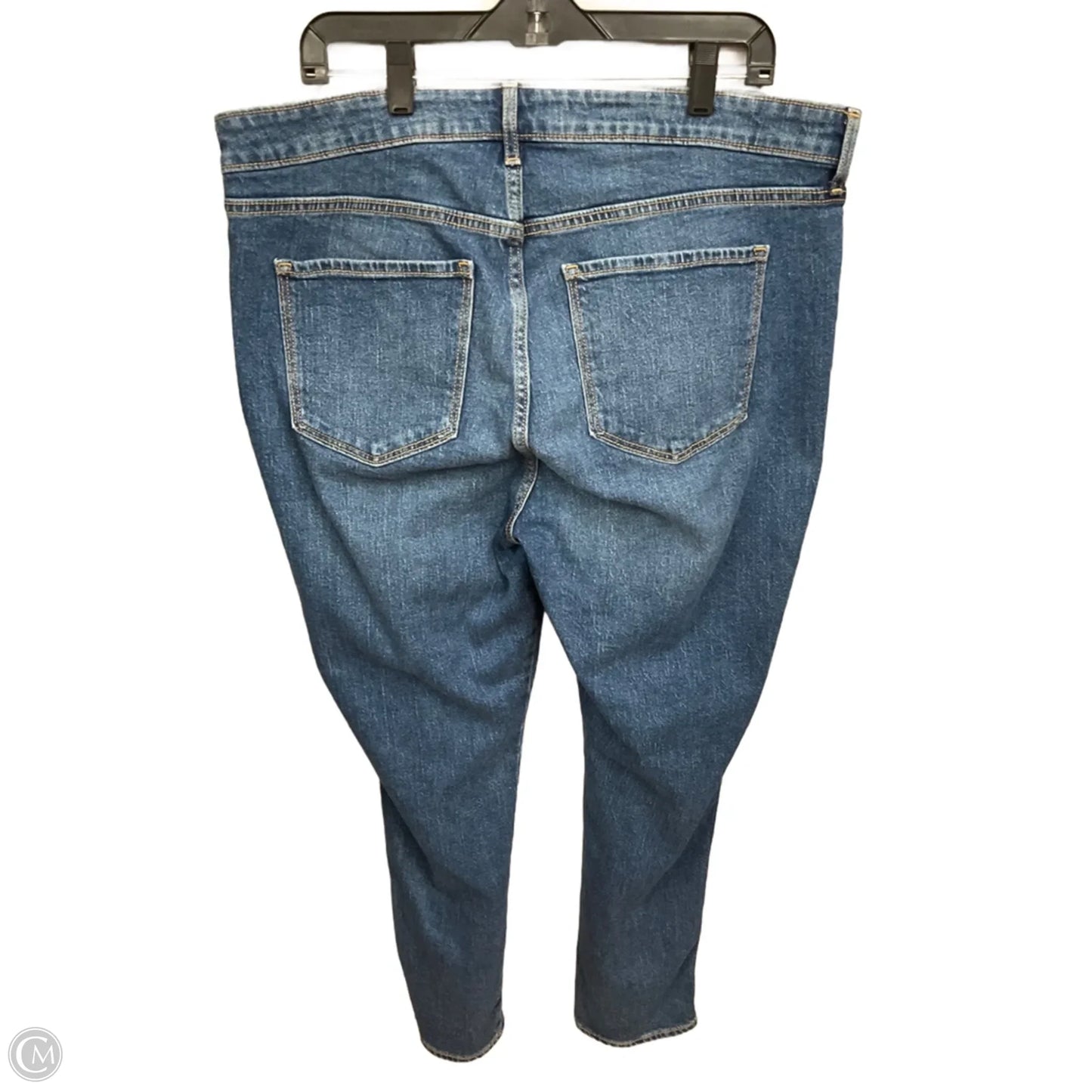Jeans Straight By Old Navy In Blue Denim, Size: 16