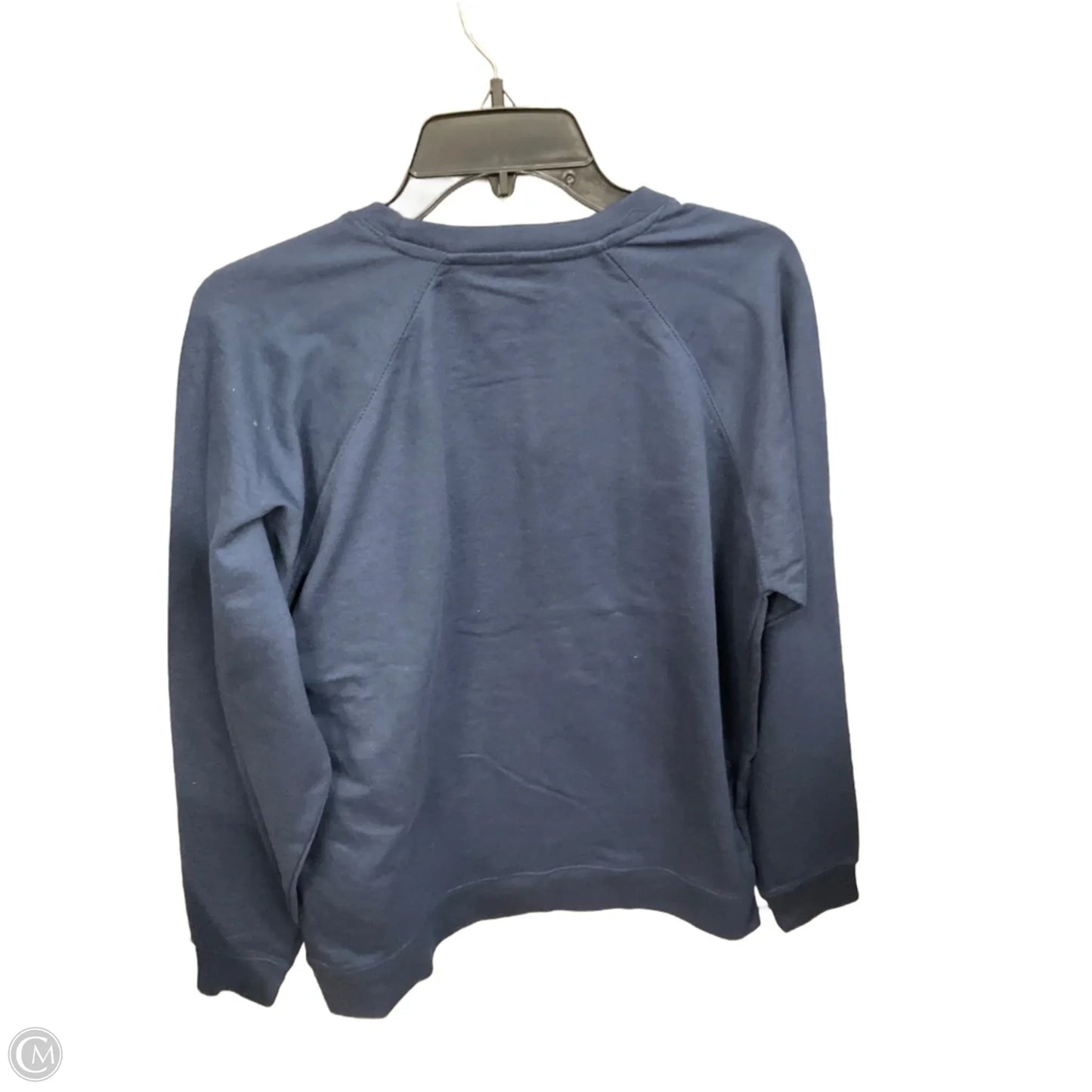 Sweatshirt Crewneck By Clothes Mentor In Navy, Size: L