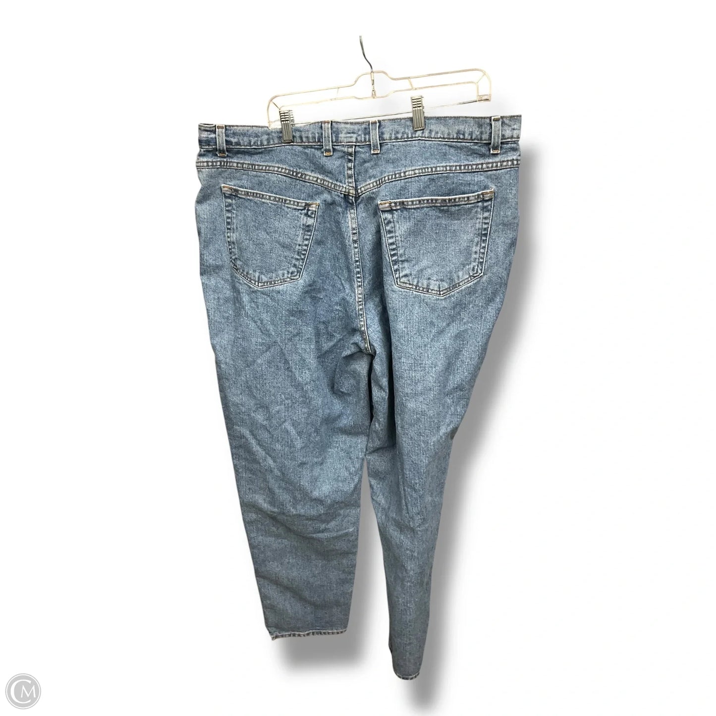 Jeans Flared By Cmc In Blue Denim, Size: 4x