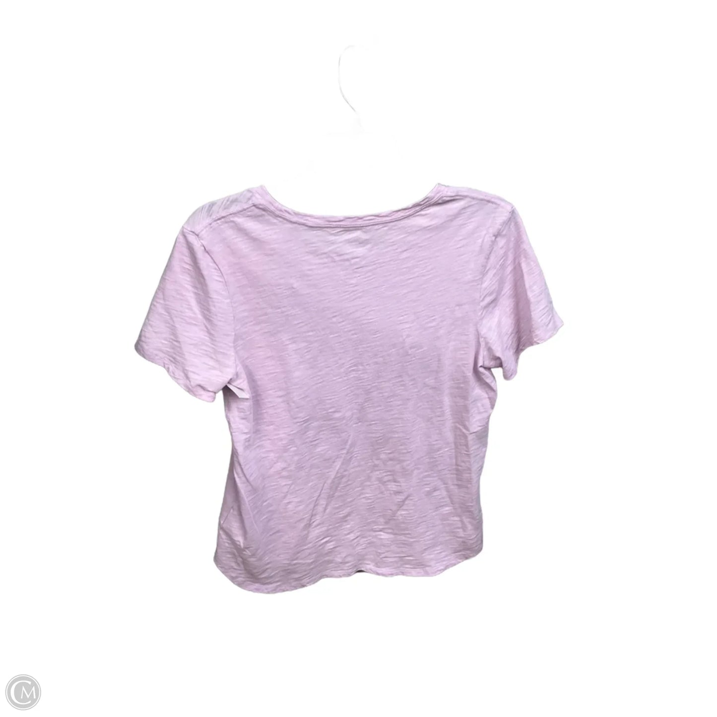 Top Short Sleeve Basic By Old Navy In Purple, Size: L