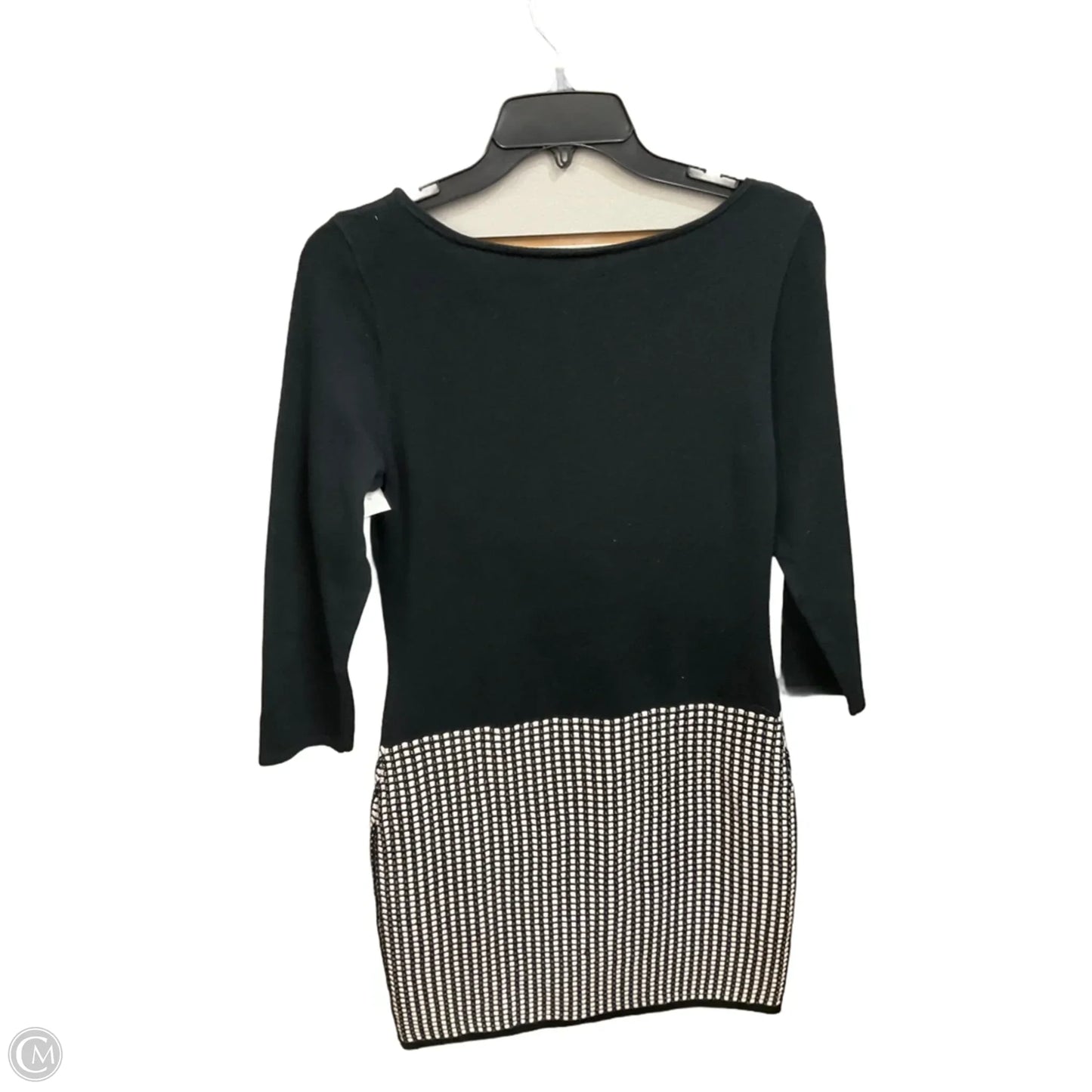 Dress Casual Short By American Living In Black & Cream, Size: M