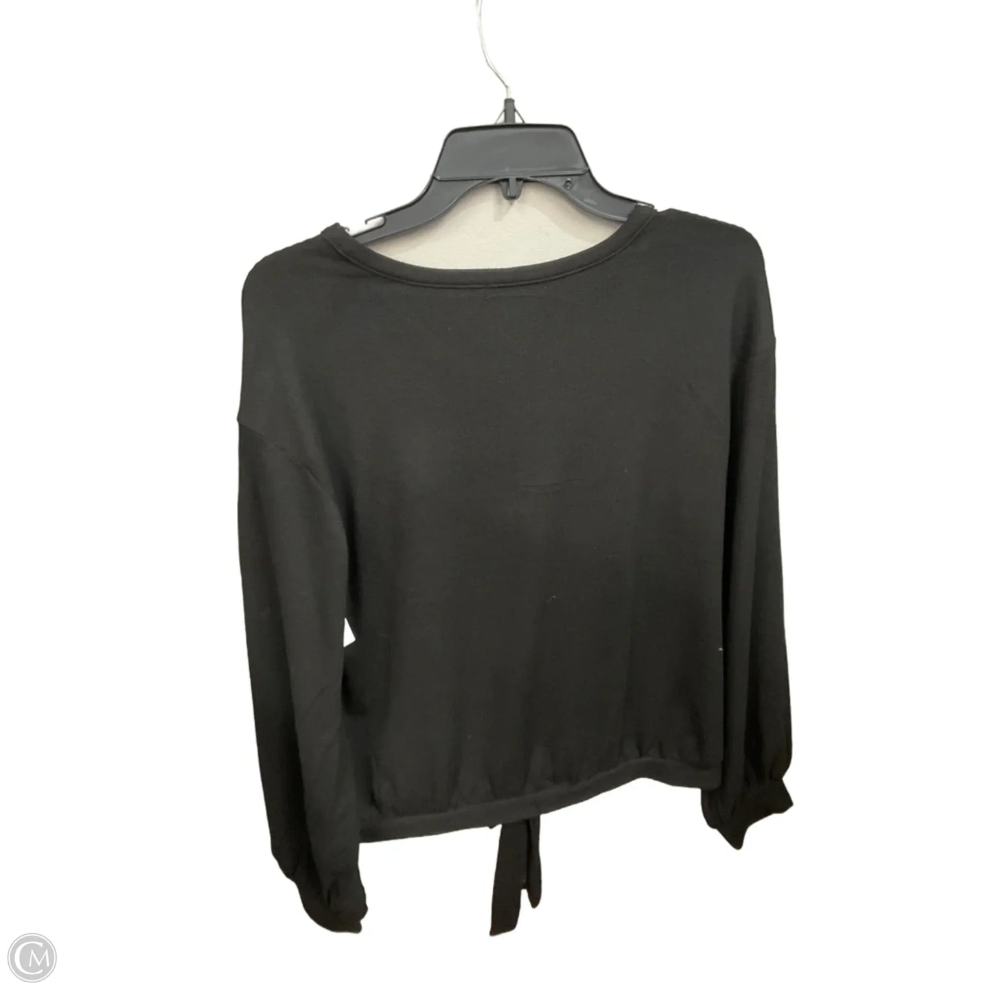 Top Long Sleeve Basic By Retrology In Black, Size: S