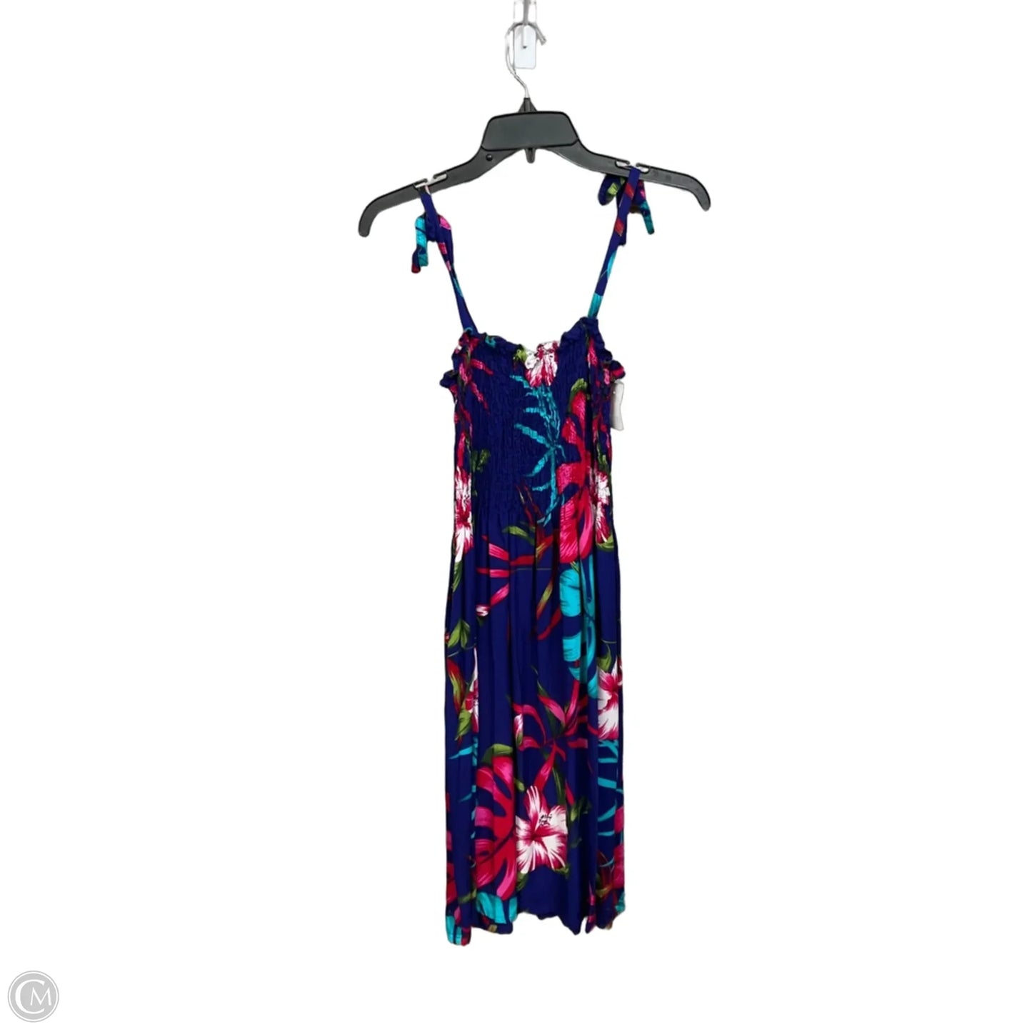 Dress Casual Short By Clothes Mentor In Tropical Print, Size: Osfm