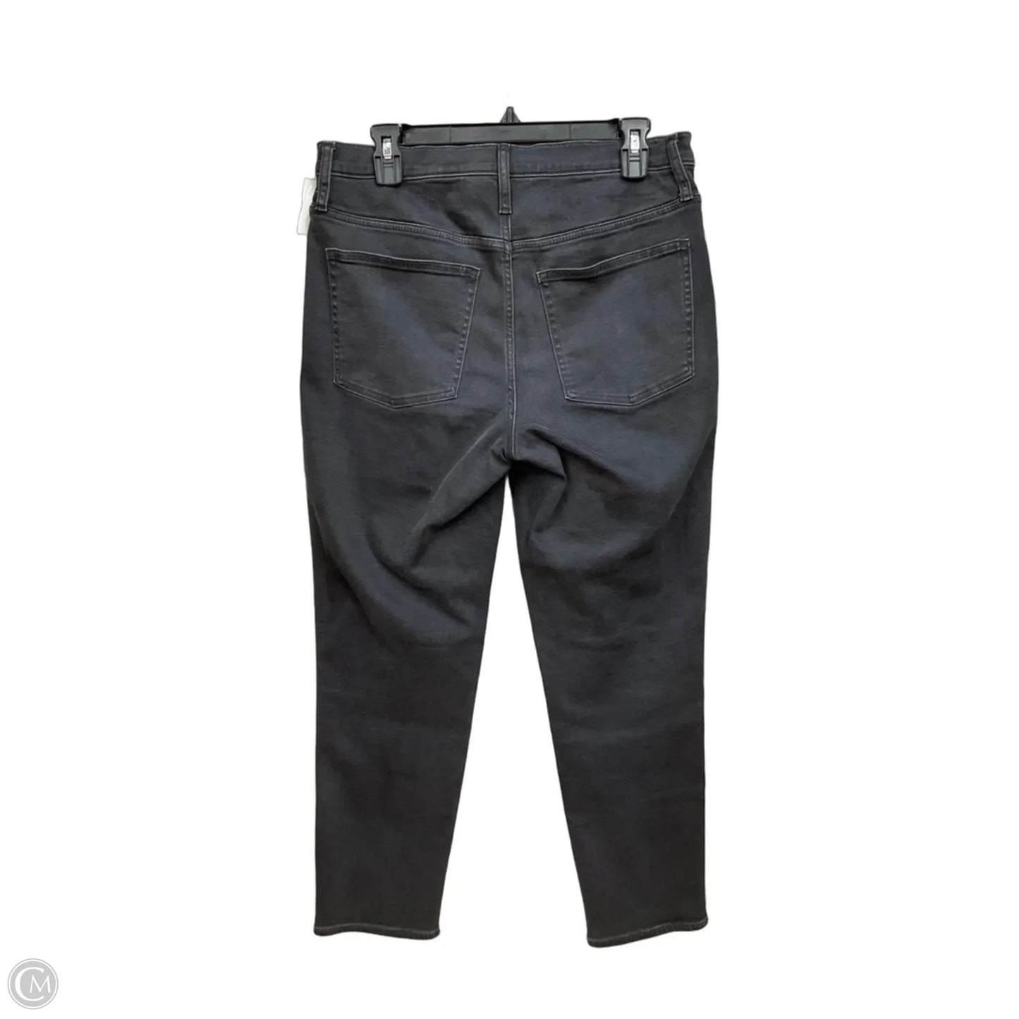 Jeans Straight By J. Crew In Black Denim, Size: 10