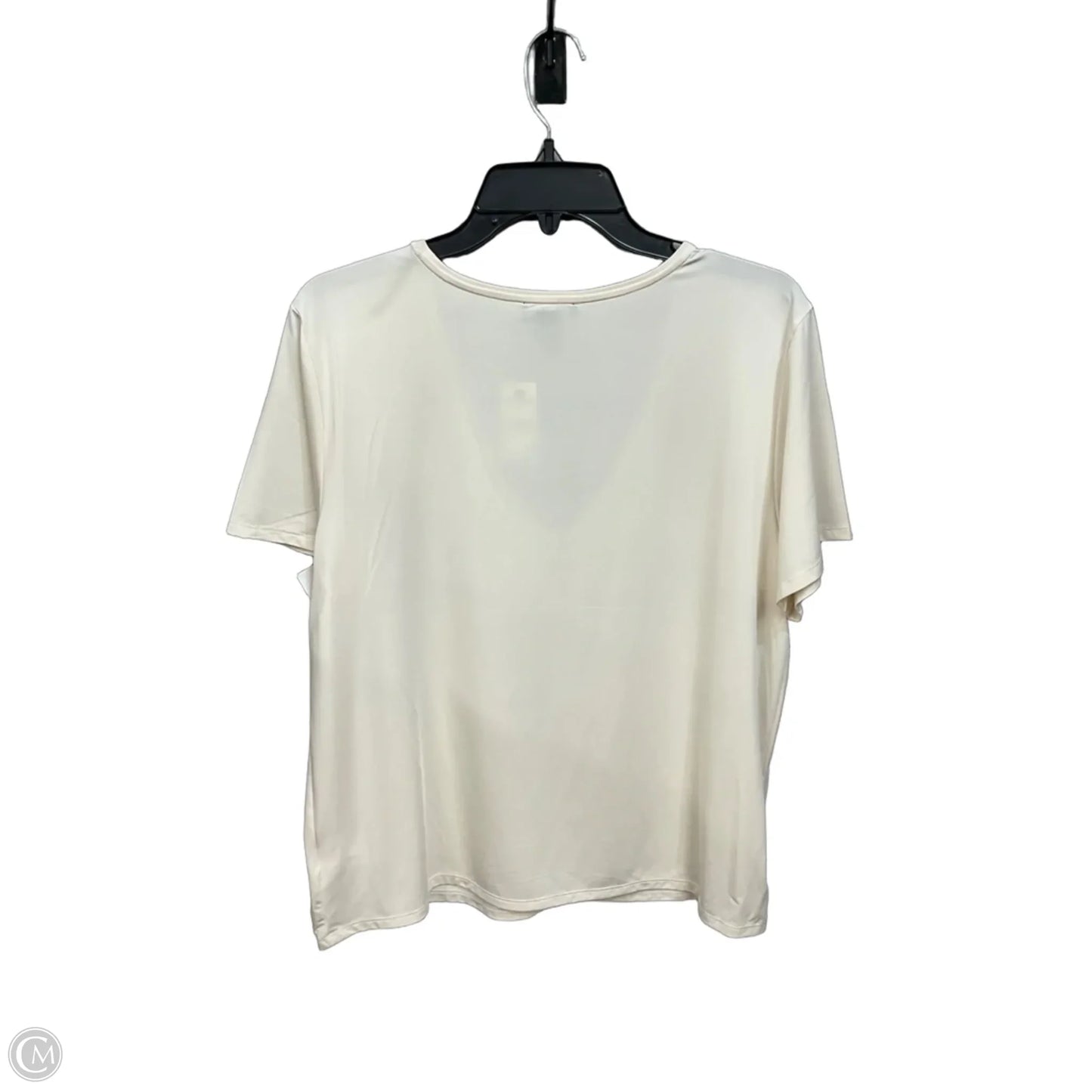 Top Sleeveless Basic By Express In Cream, Size: L