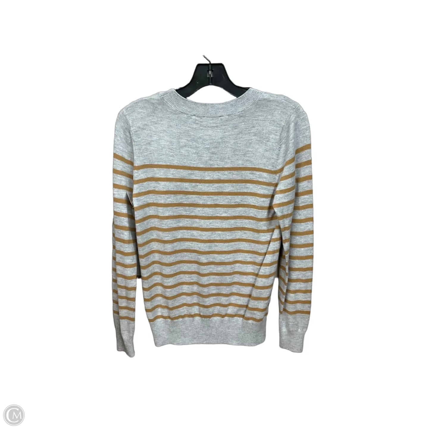 Top Long Sleeve By Loft In Grey, Size: M