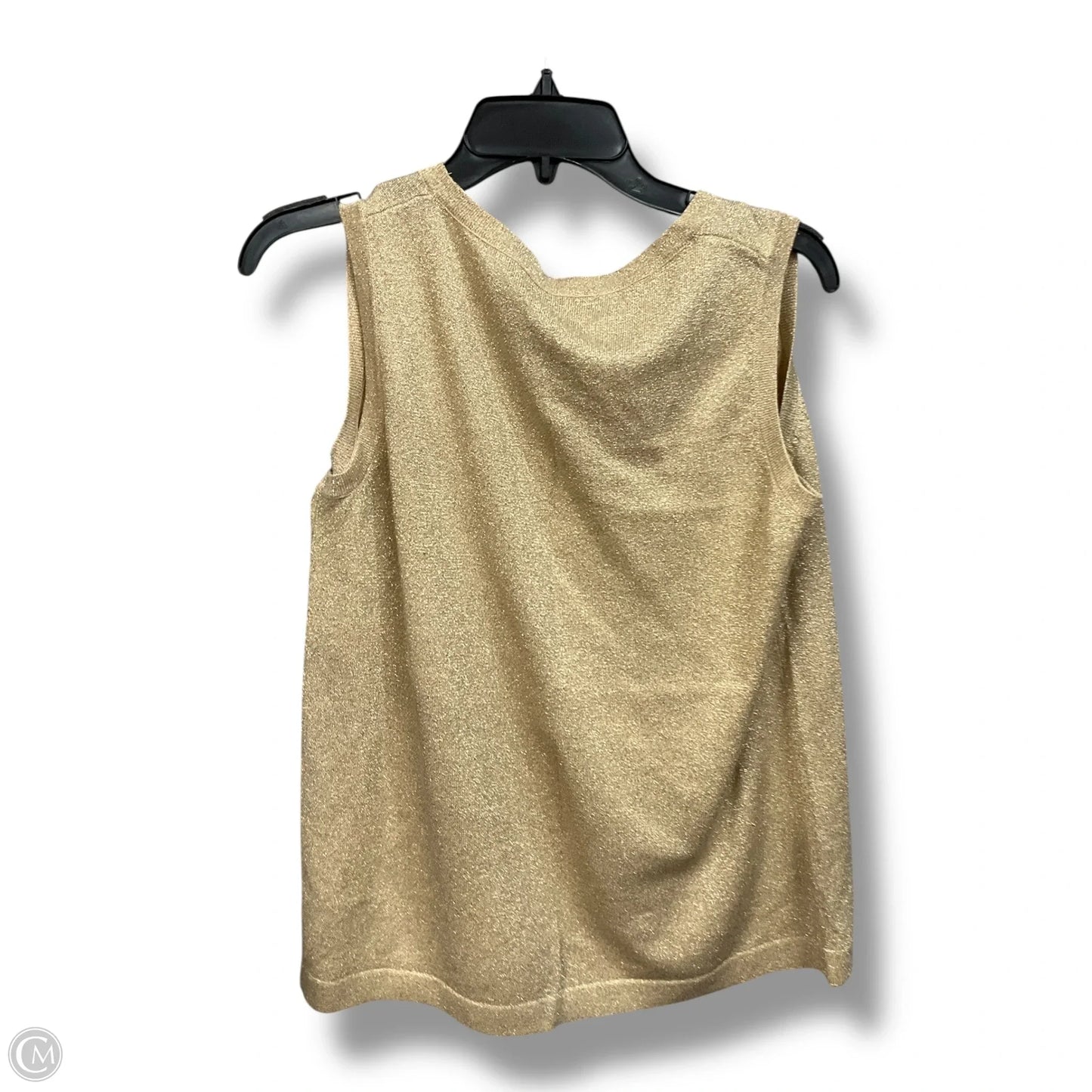 Top Sleeveless By Cmc In Gold, Size: L