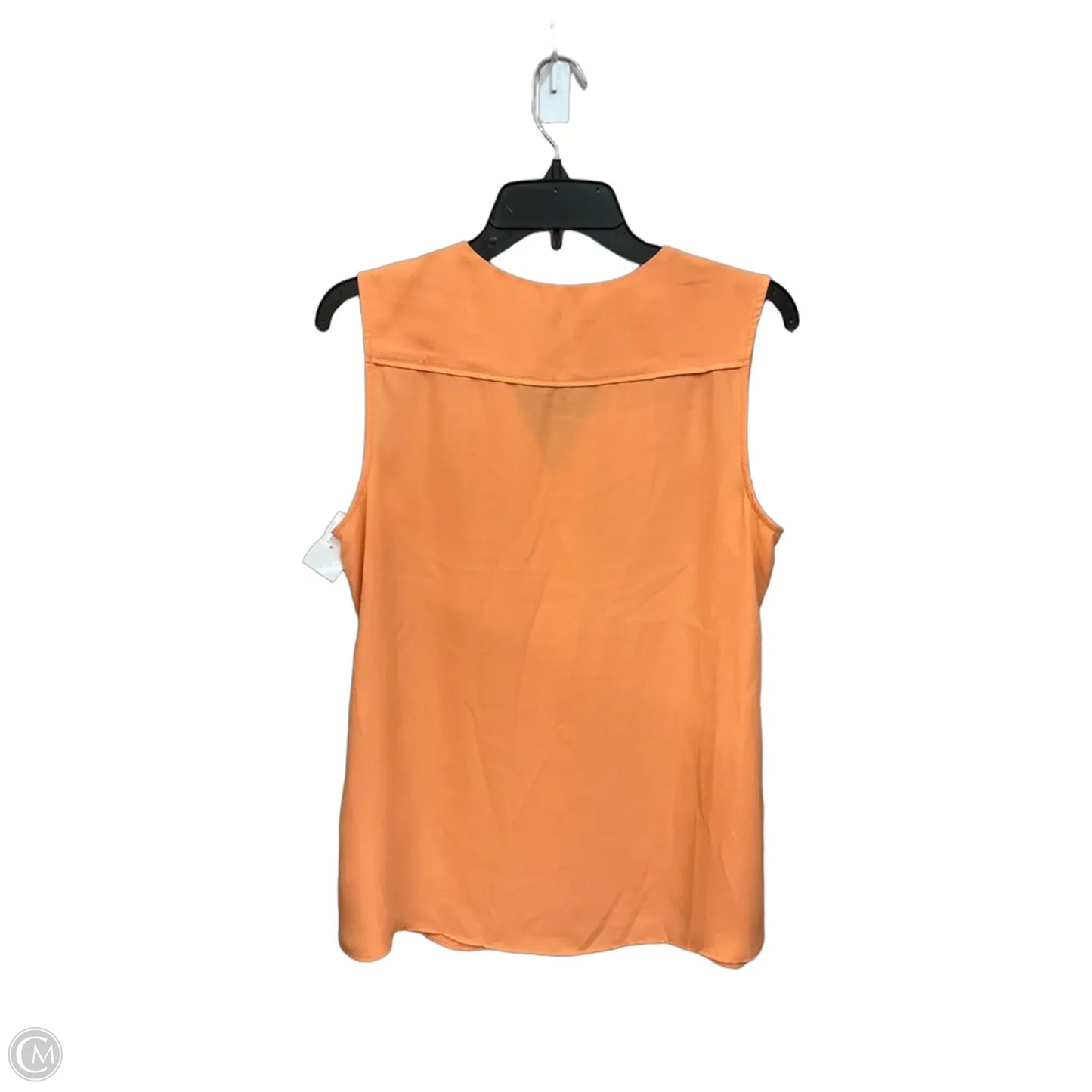 Blouse Sleeveless By Banana Republic In Peach, Size: M