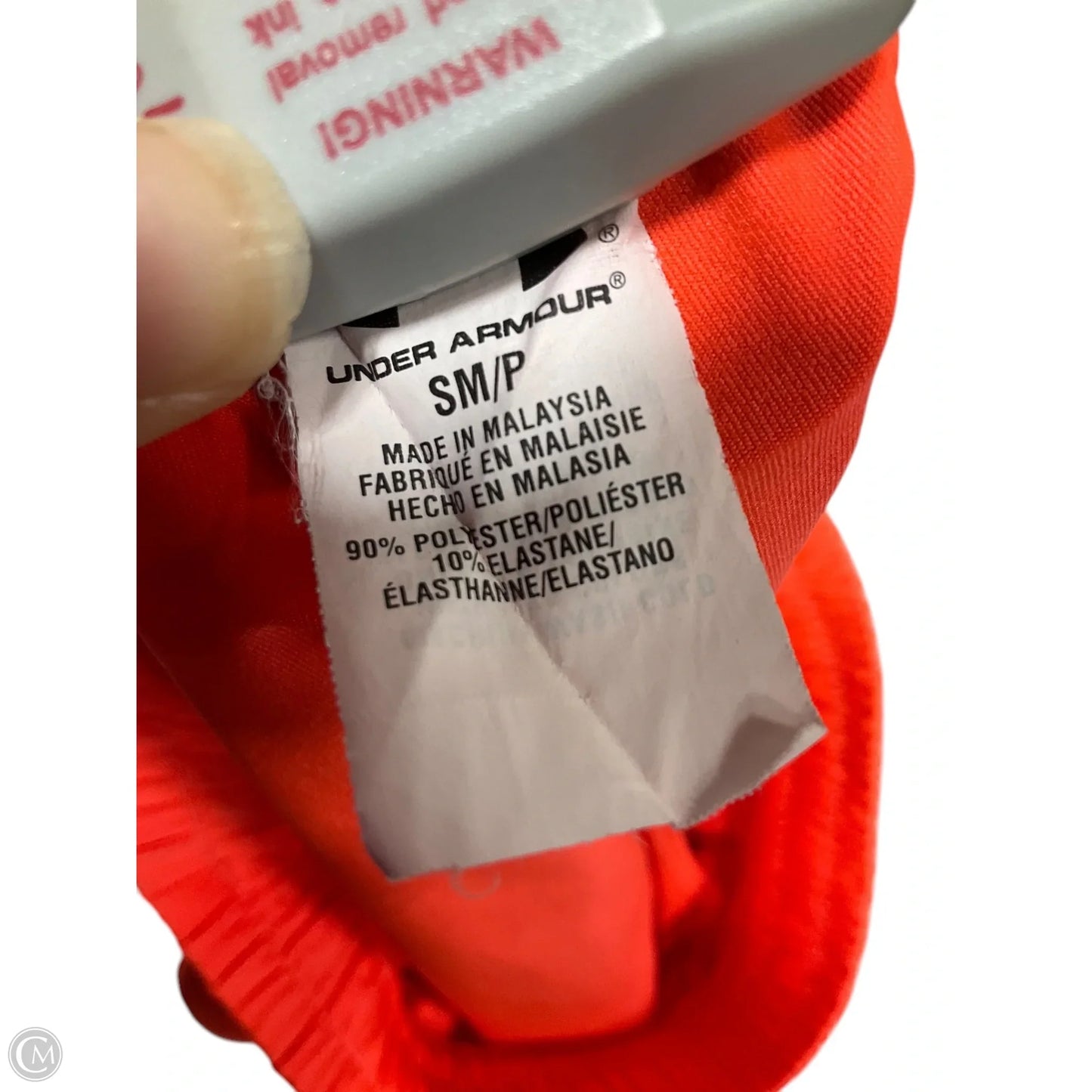 Athletic Shorts By Under Armour In Orange, Size: S