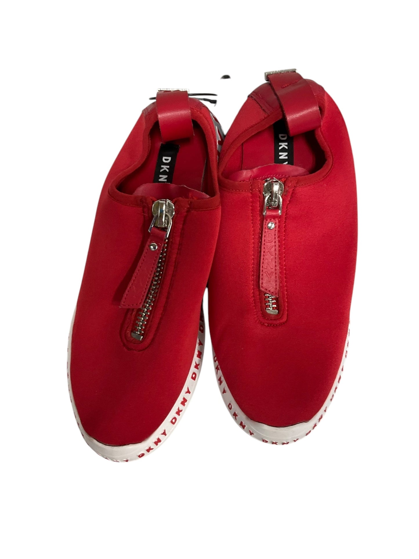 Shoes Athletic By Dkny In Red & White, Size: 8