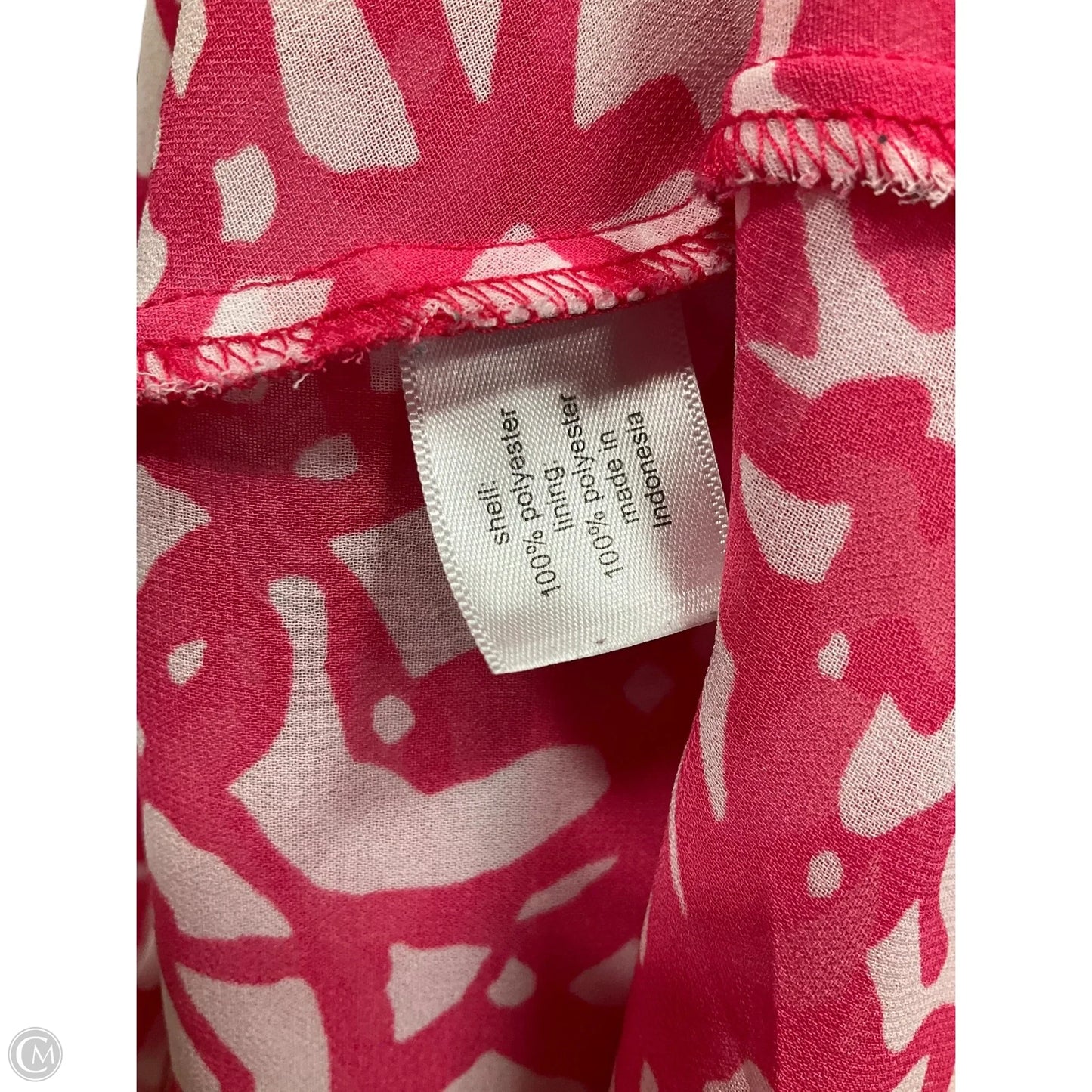 Top Sleeveless Basic By Lane Bryant In Pink & White, Size: 22