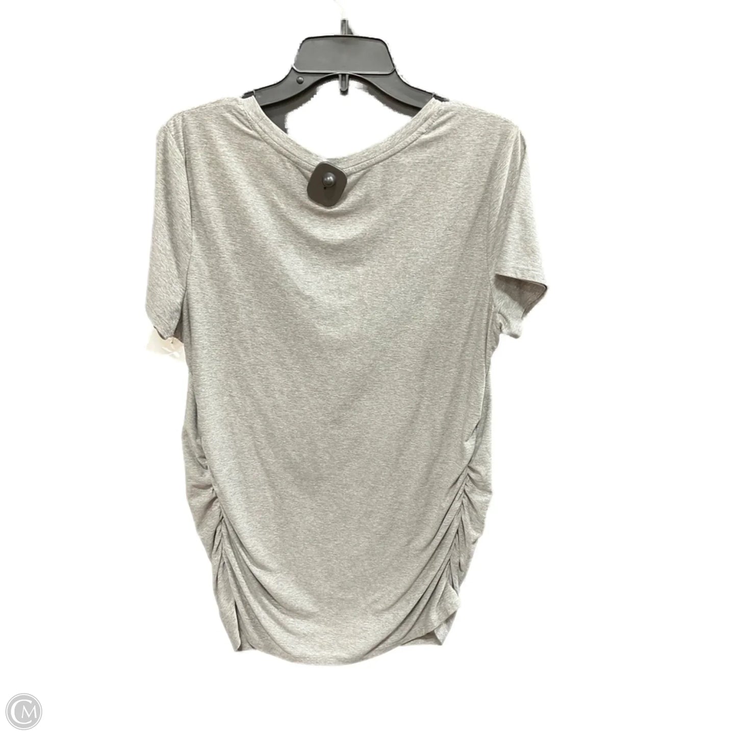 Maternity Top Short Sleeve By Time And Tru, Size: L