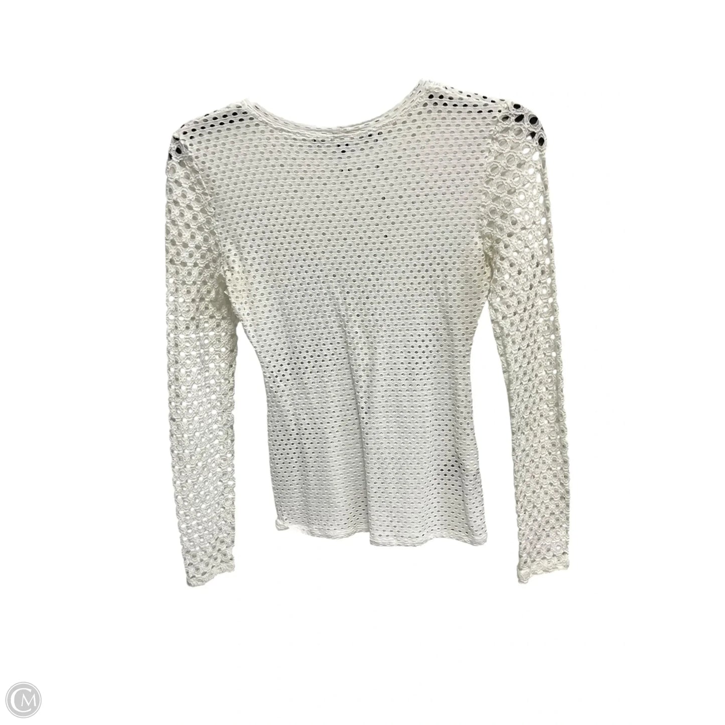 Top Long Sleeve By Bcbgmaxazria In Cream, Size: Xxs