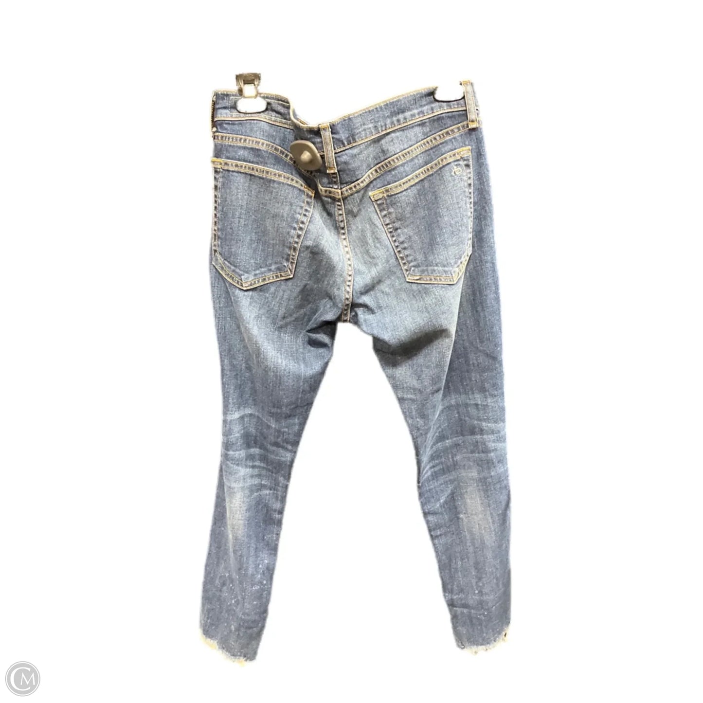 Capris By Rag And Bone In Blue Denim, Size: 4
