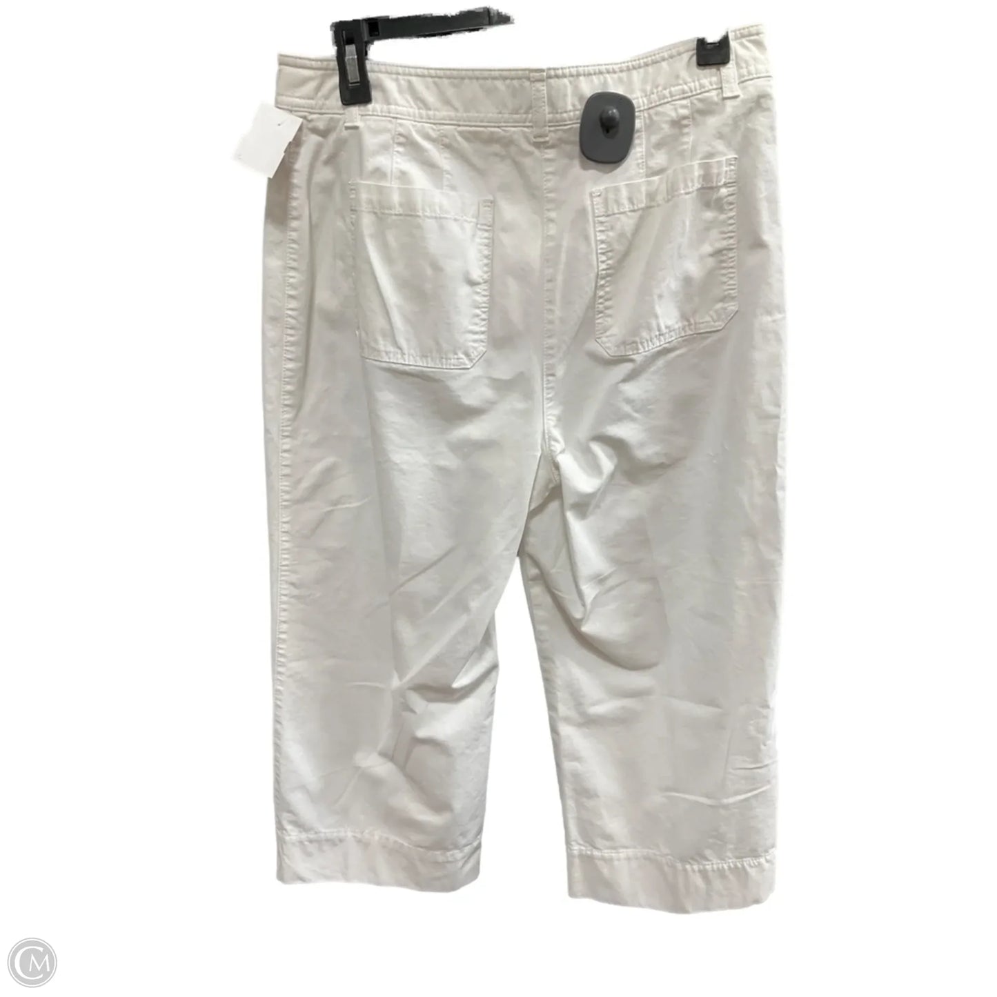 Pants Wide Leg By Talbots In White, Size: 8