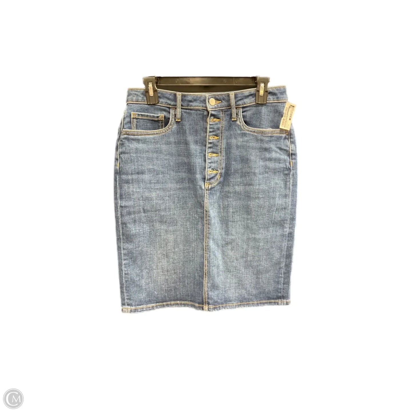 Skirt Mini & Short By Banana Republic In Blue Denim, Size: 8