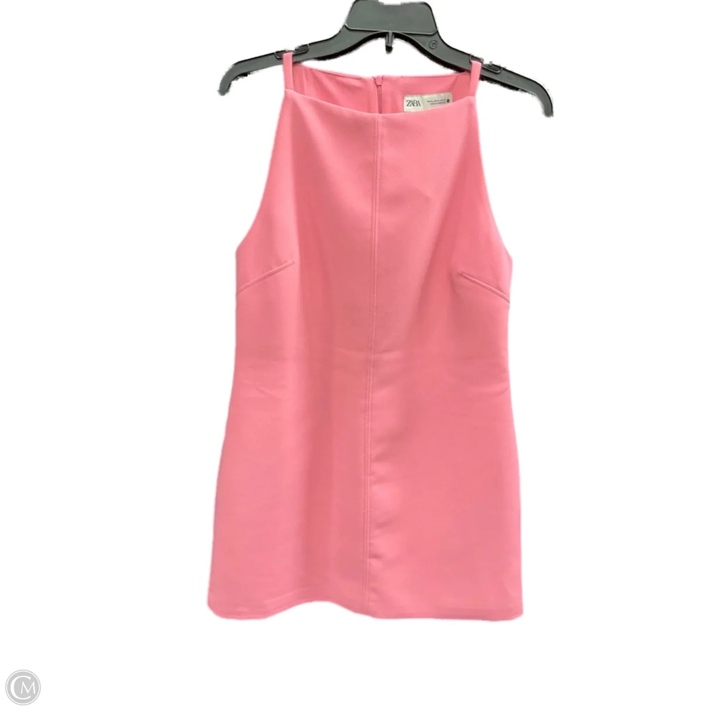 Dress Casual Short By Zara In Pink, Size: M