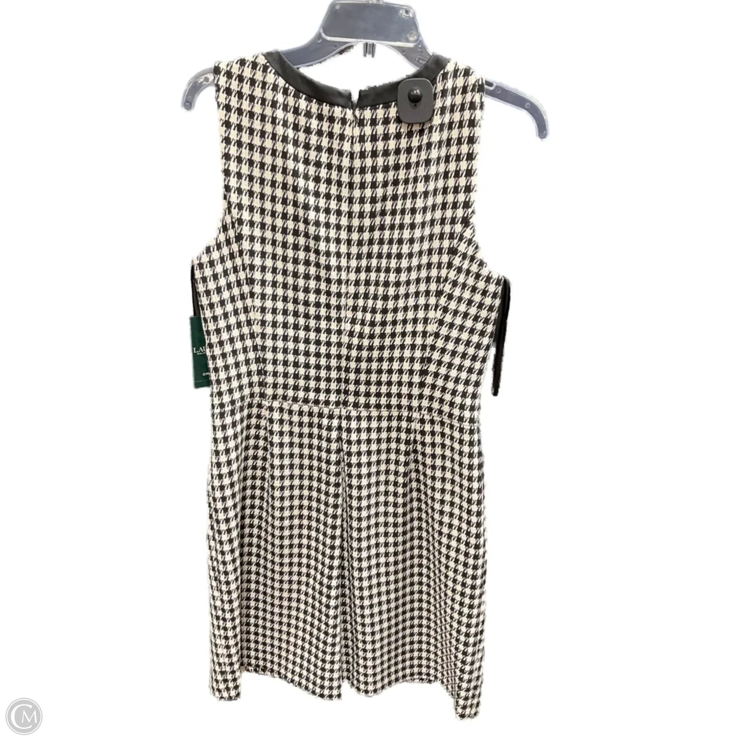 Dress Casual Short By Lauren By Ralph Lauren In Black & White, Size: 10