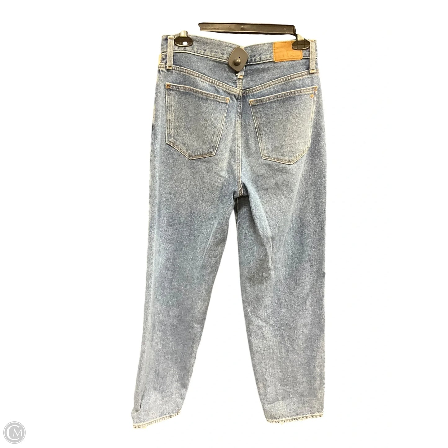 Jeans Straight By Madewell In Blue Denim, Size: 2