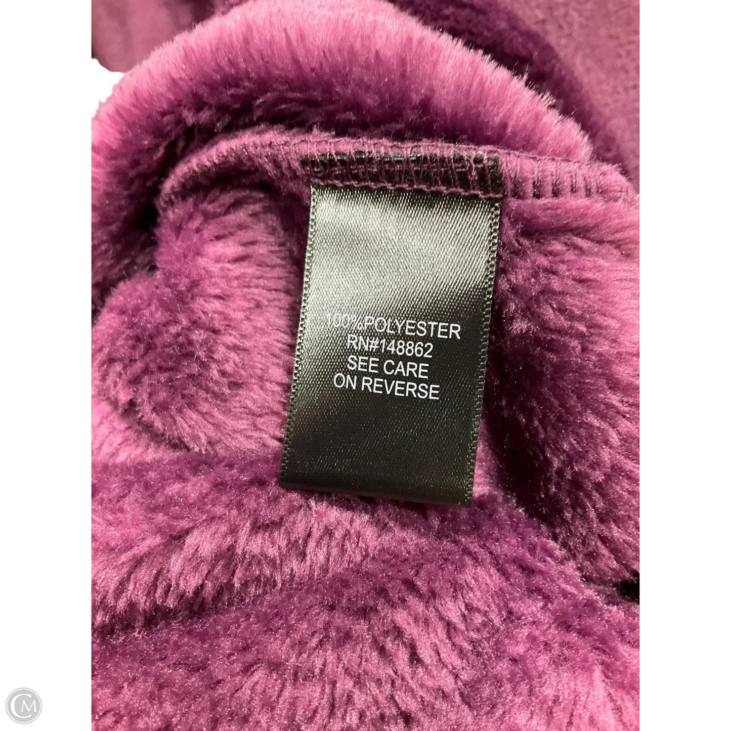 Jacket Faux Fur & Sherpa By Torrid In Purple, Size: 2x