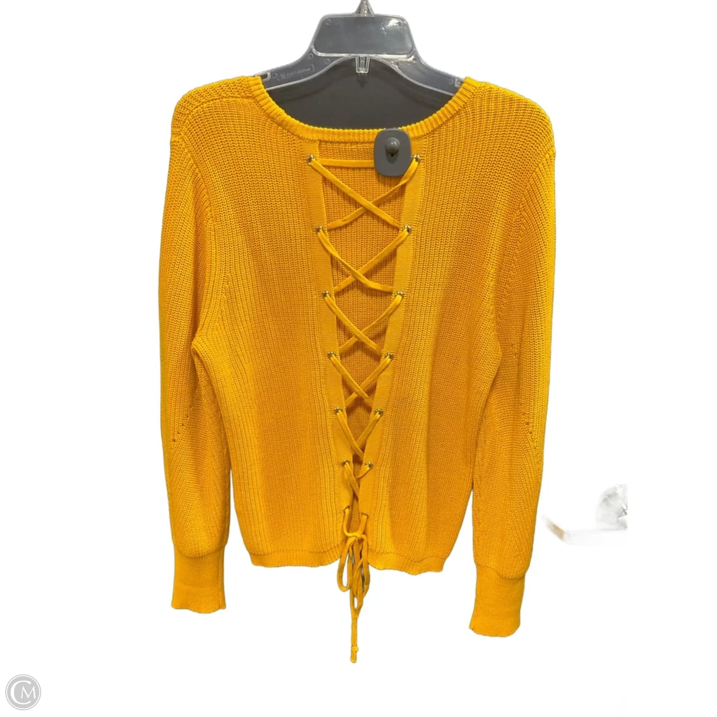 Sweater By Vince Camuto In Yellow, Size: M