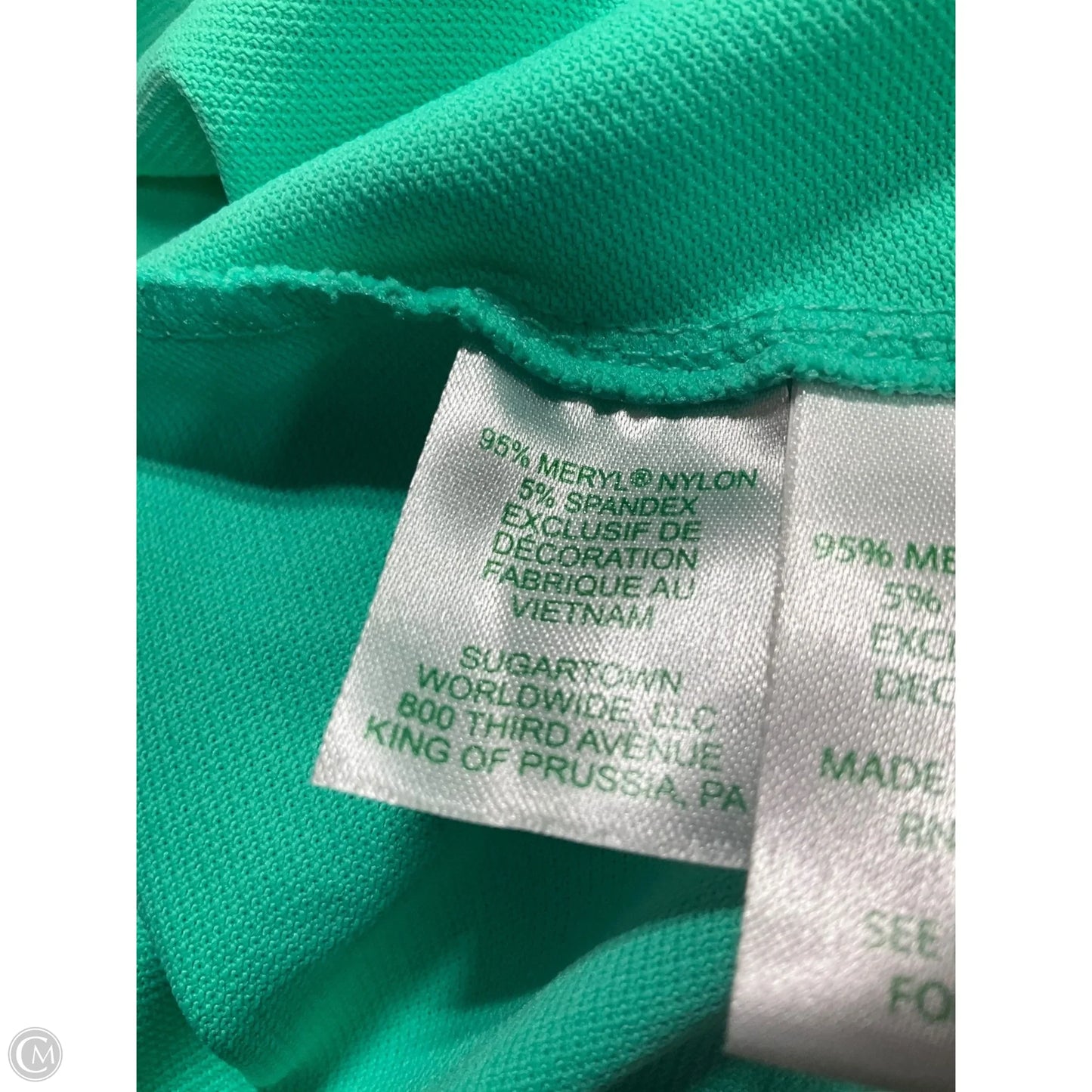 Top Sleeveless Designer By Lilly Pulitzer In Green, Size: Xs