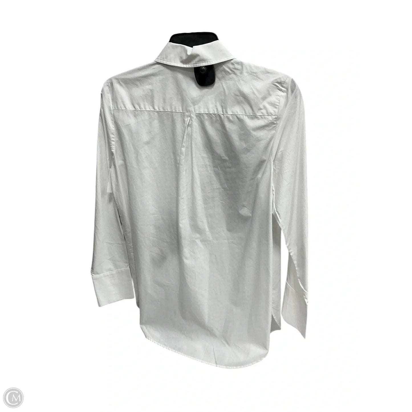 Blouse Long Sleeve By Talbots In White, Size: Xs