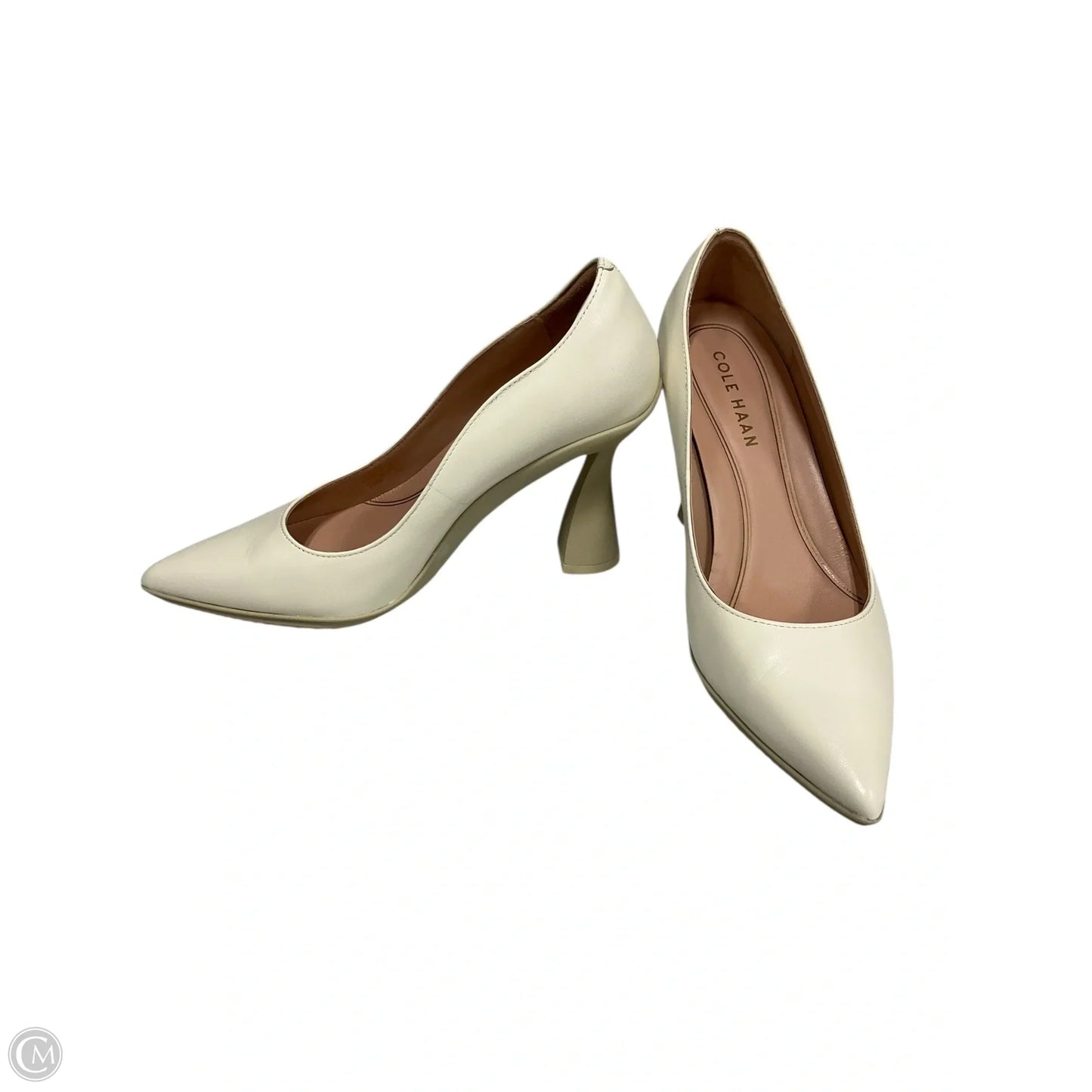 Shoes Heels Block By Cole-haan In Cream, Size: 7.5