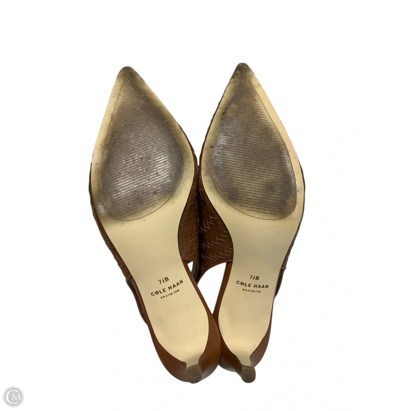 Shoes Heels Kitten By Cole-haan In Tan, Size: 7.5
