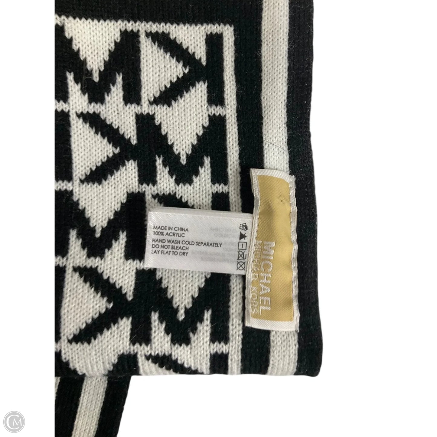 Scarf Winter By Michael By Michael Kors In Black & White
