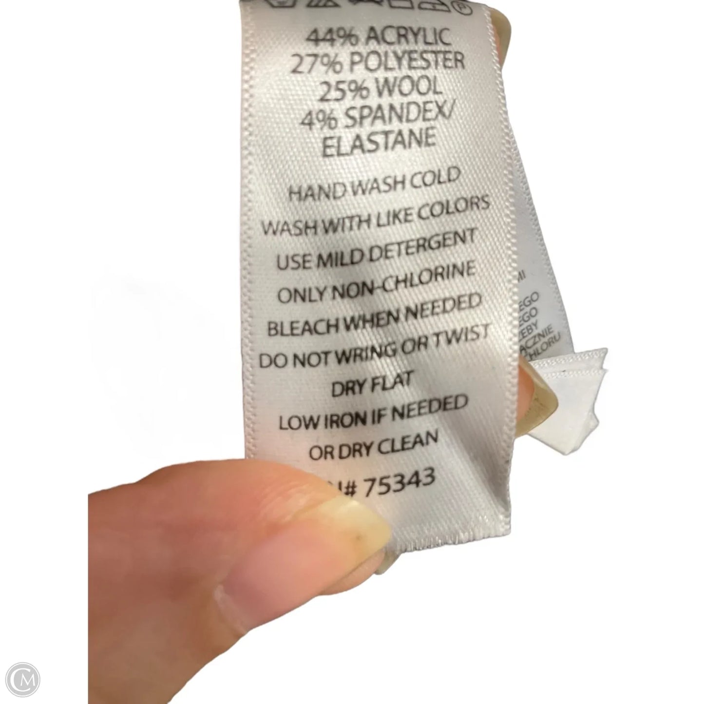 Sweater Cardigan By Tahari In Grey, Size: S