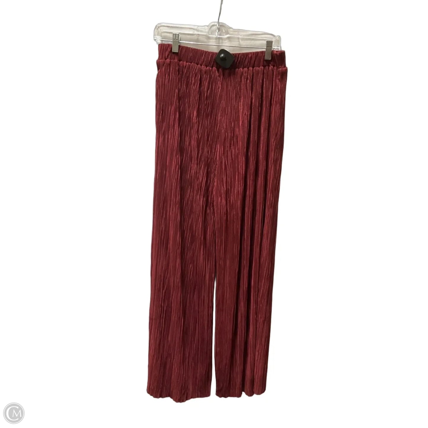 Pants Wide Leg By Banana Republic In Red, Size: M