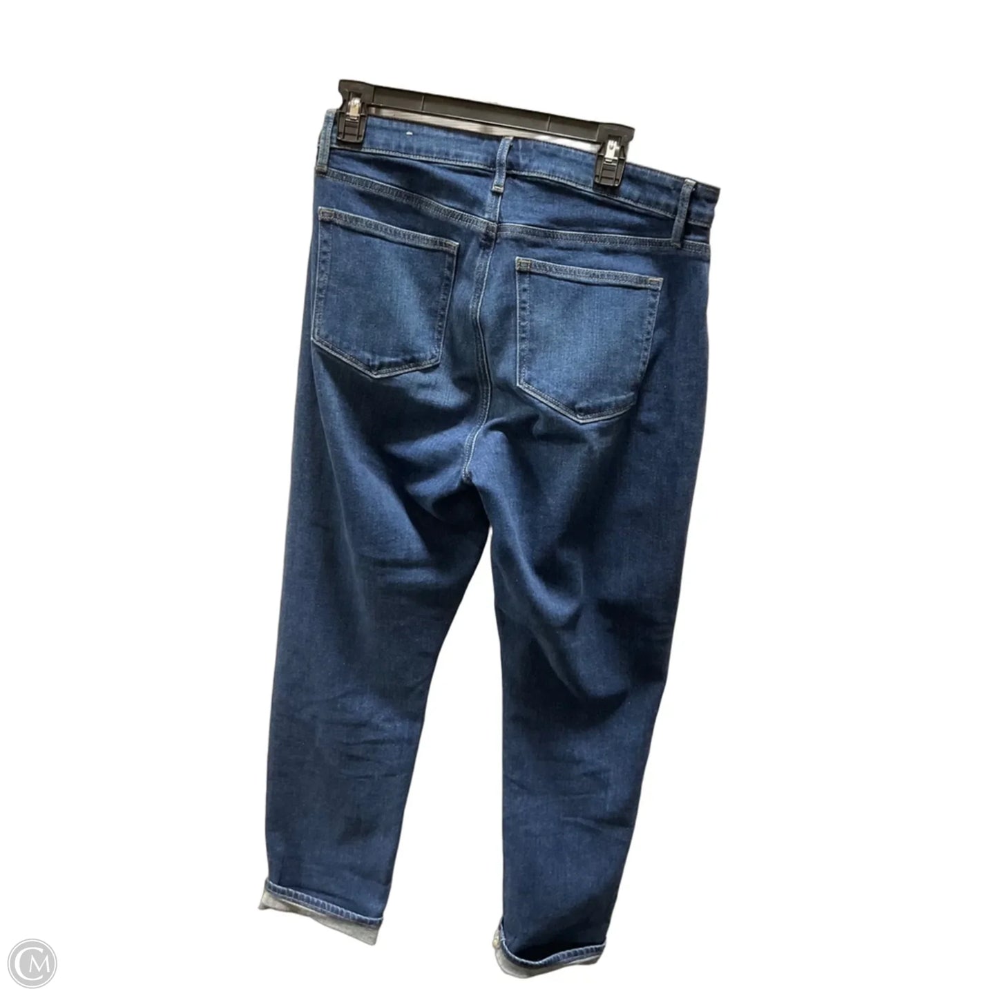 Jeans Straight By Loft In Blue Denim, Size: 10