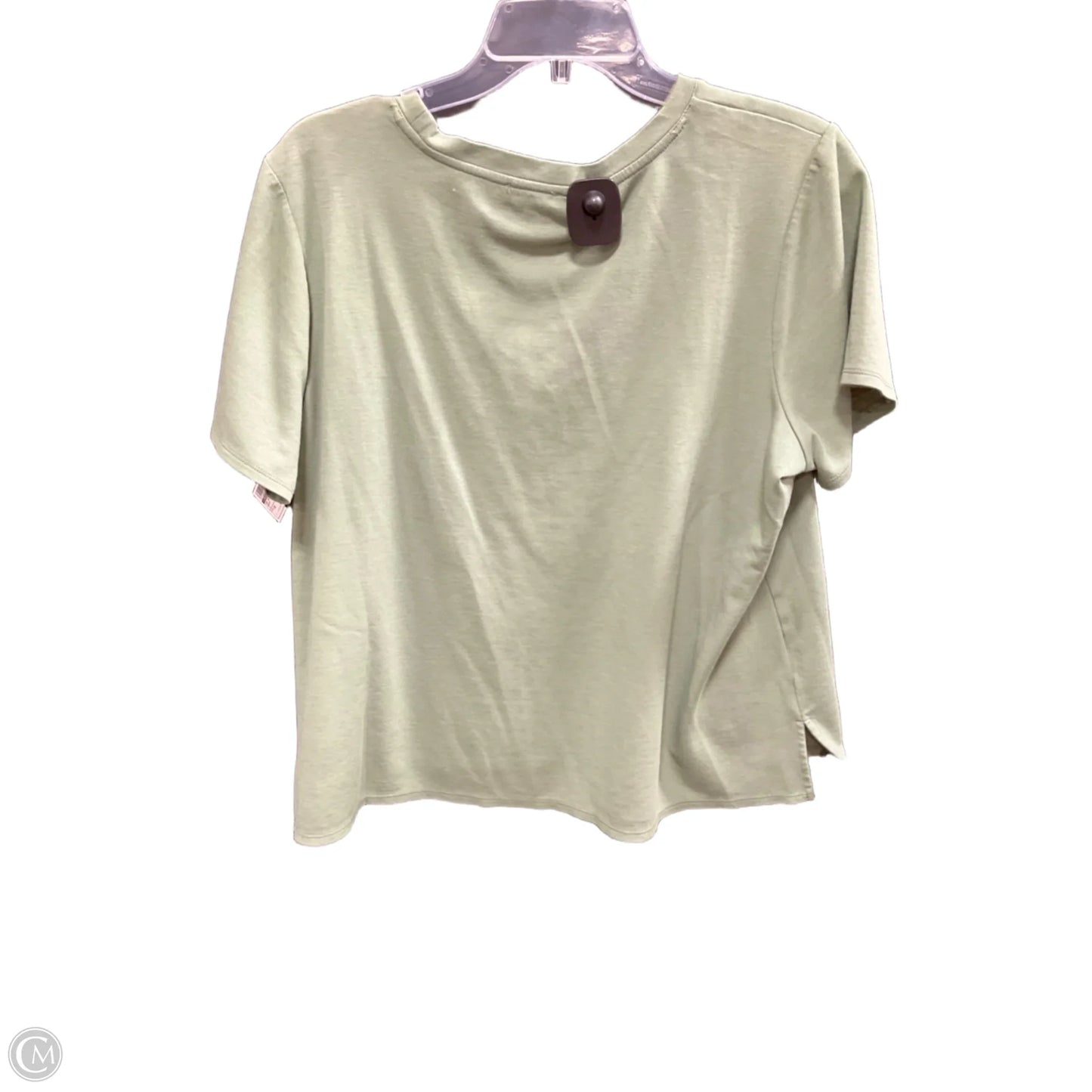 Top Short Sleeve Basic By Vince Camuto In Green, Size: 1x