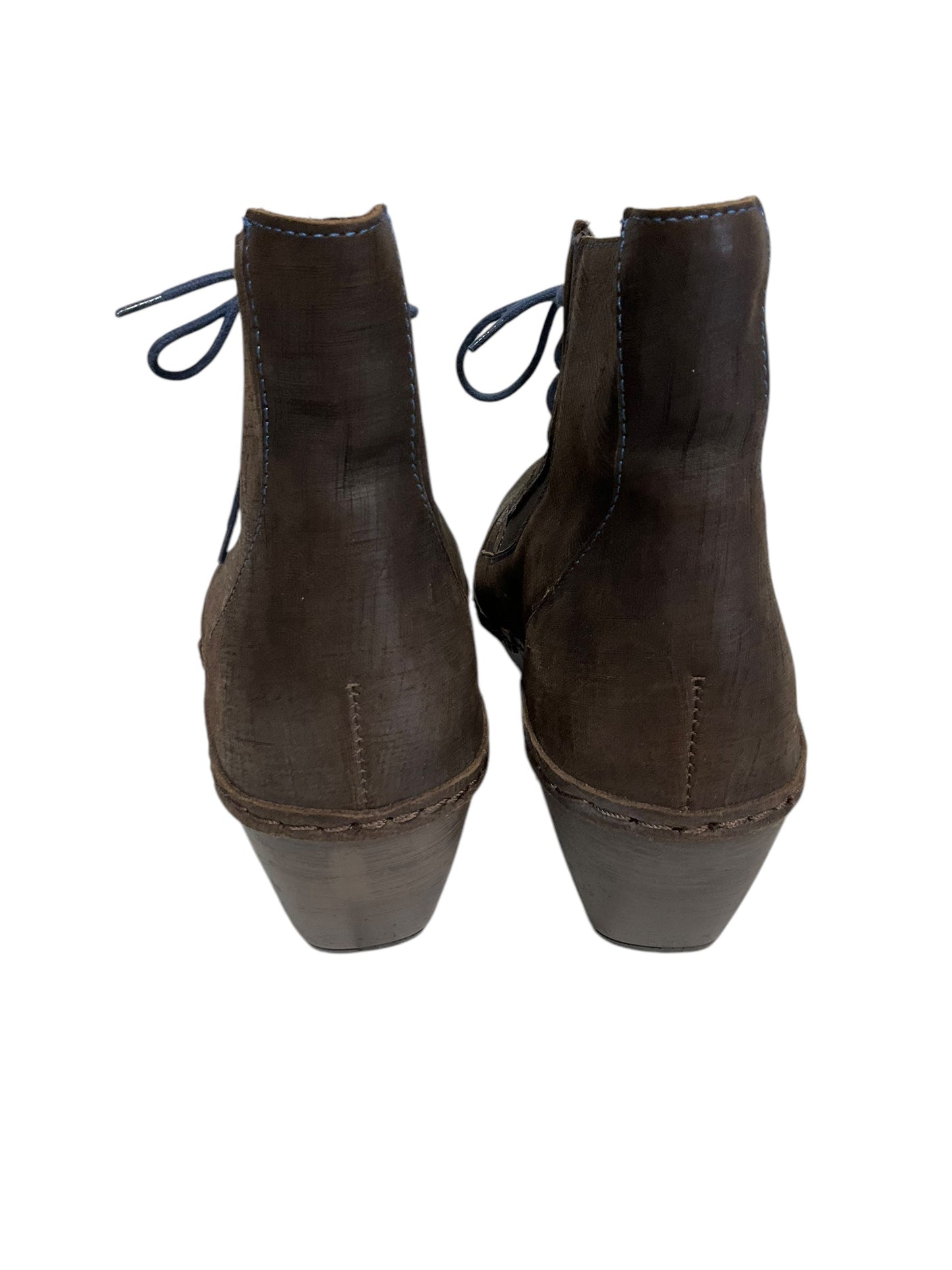 Boots Ankle Heels By Naot In Brown, Size: 6.5