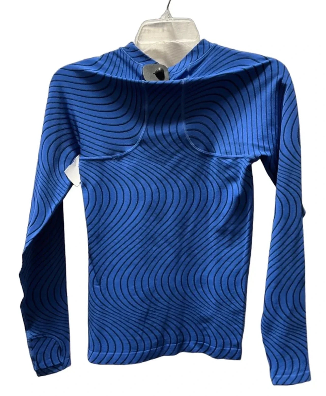 Athletic Top Long Sleeve Crewneck By Athleta In Blue, Size: Xs