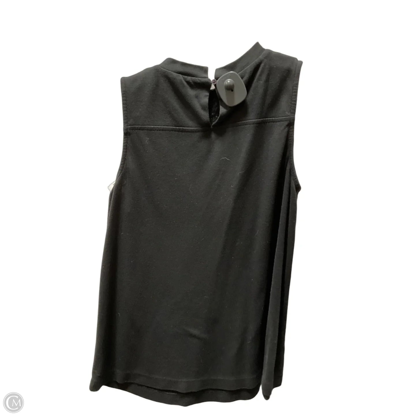 Top Sleeveless By Loft In Black, Size: S